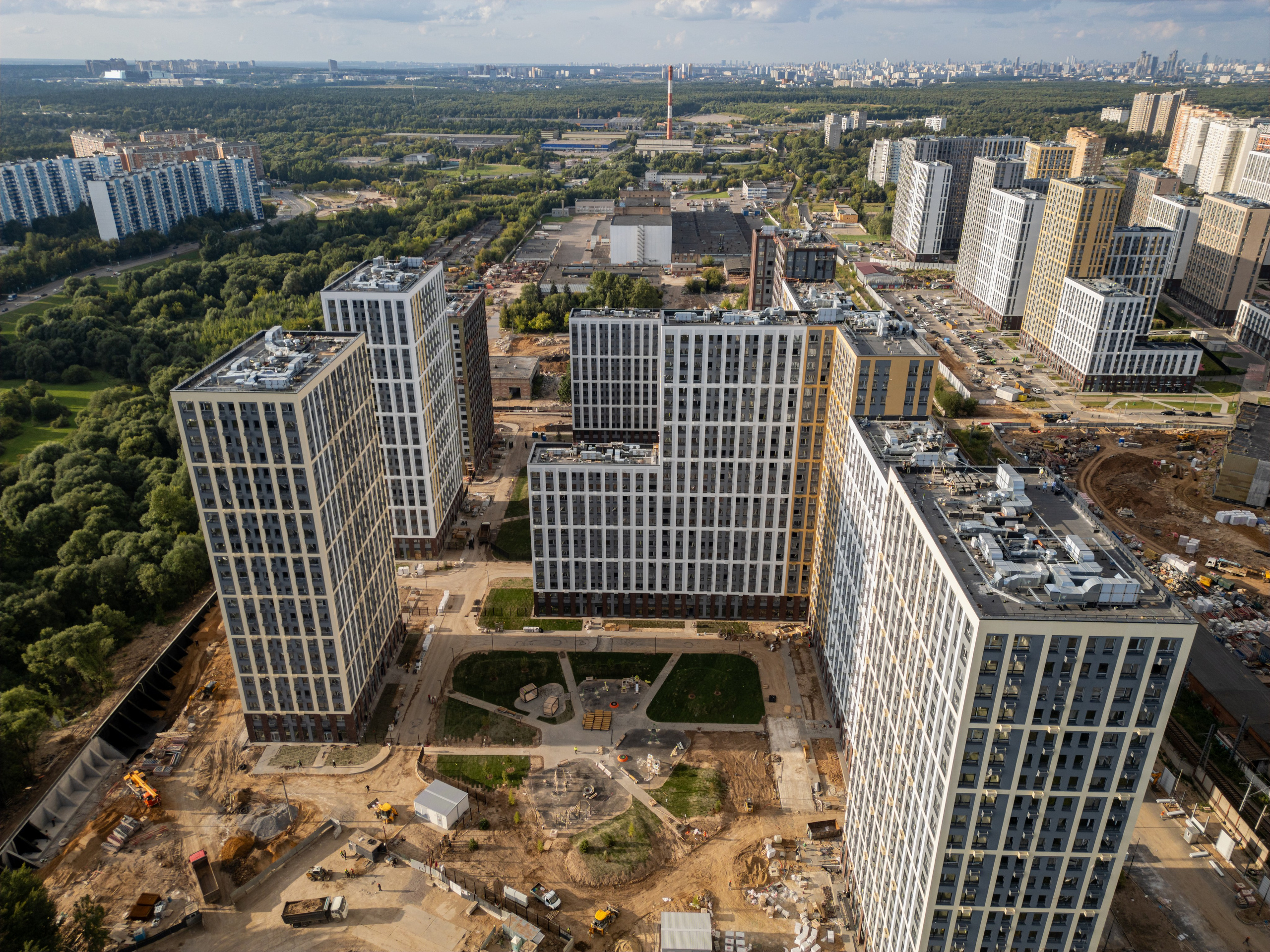 Aerial shoots in architecture. Professional photographer Alexey Nikitin in Moscow