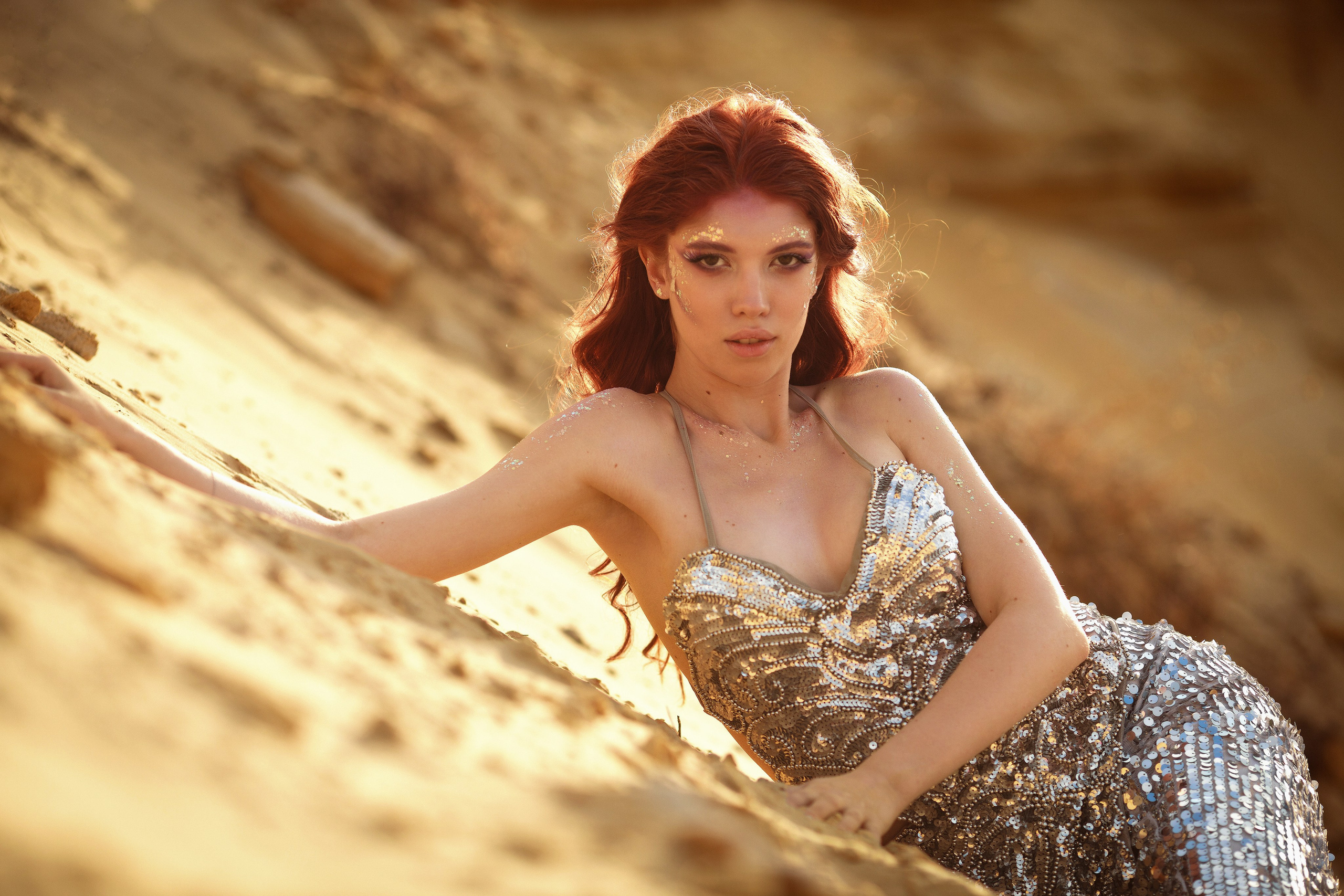 На песчаных барханах. Фотограф Ставрополь Пятигорск Елизавета Дарина