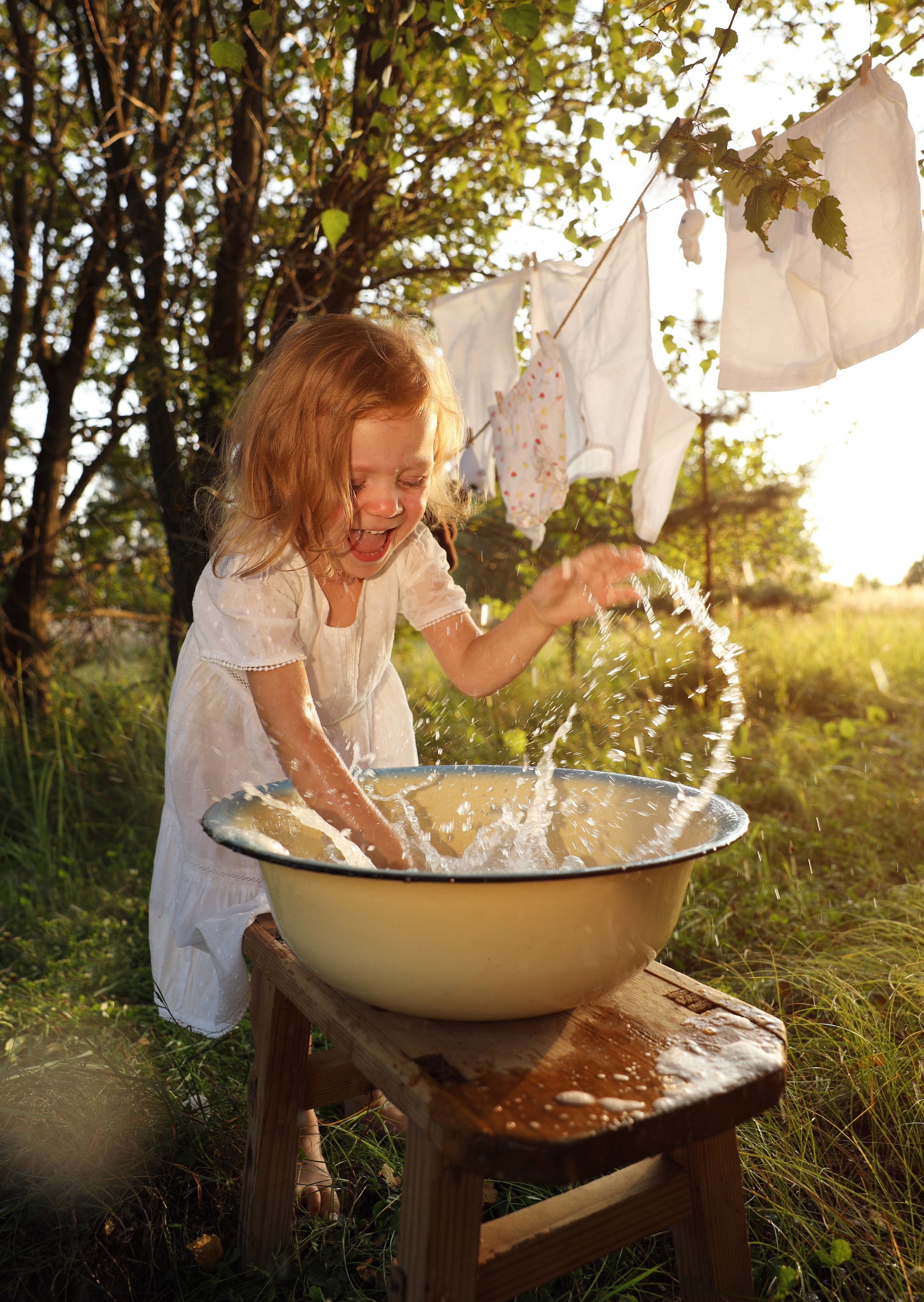 Большая стирка. Семейный и детский фотограф г. Москва Супрунова Кристина