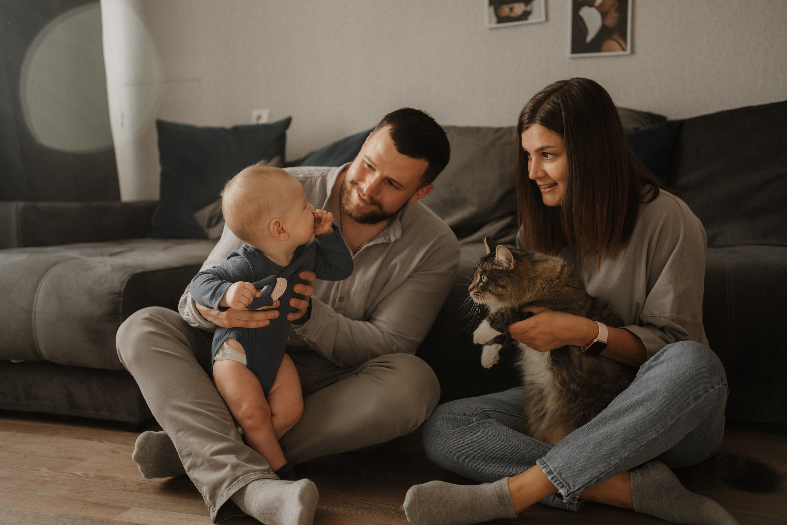 Семейная домашняя фотосъемка в Архангельске. Портретный и свадебный фотограф в Архангельске Елизавета Стрекаловская