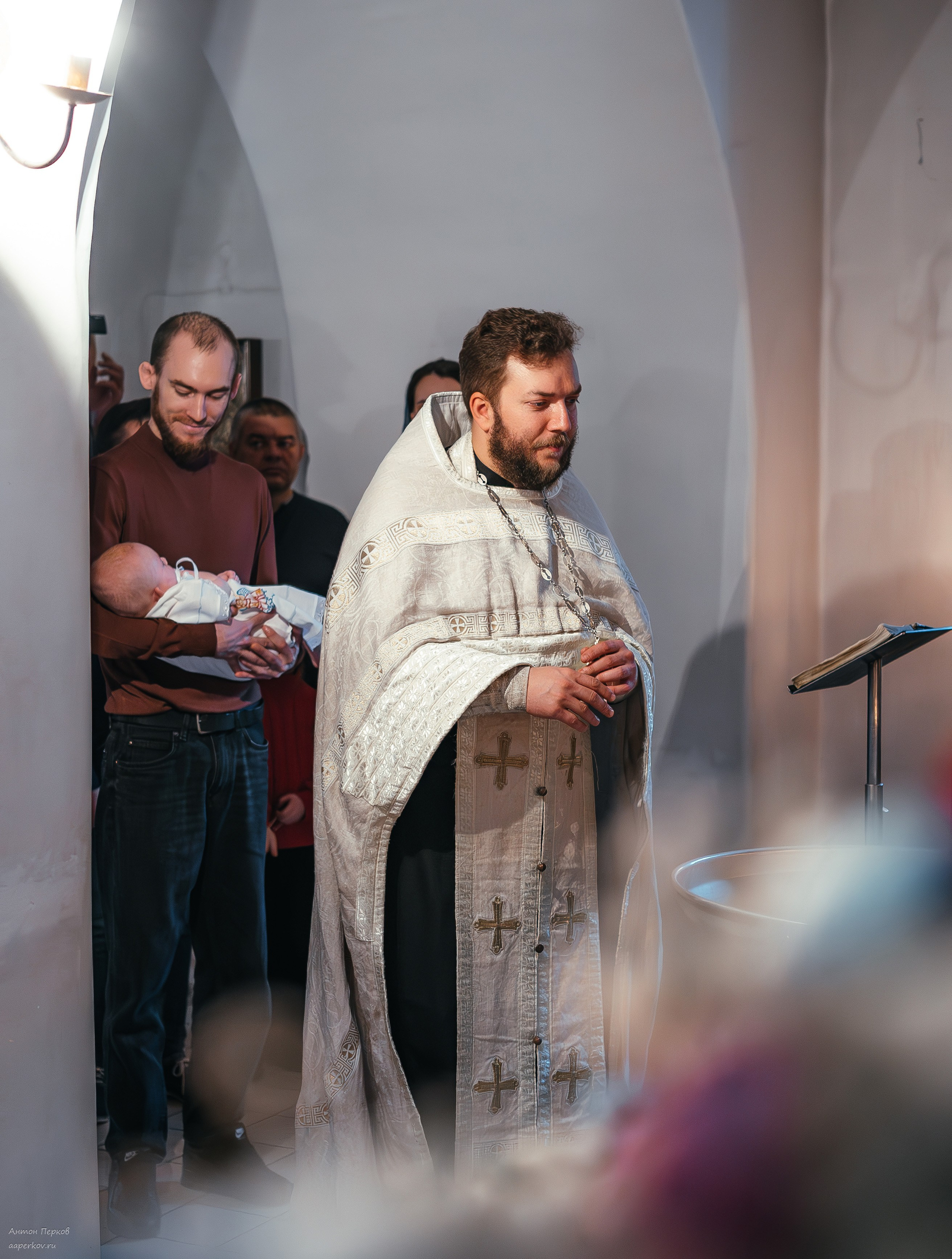Крещение Максима. Фотограф Антон Перков