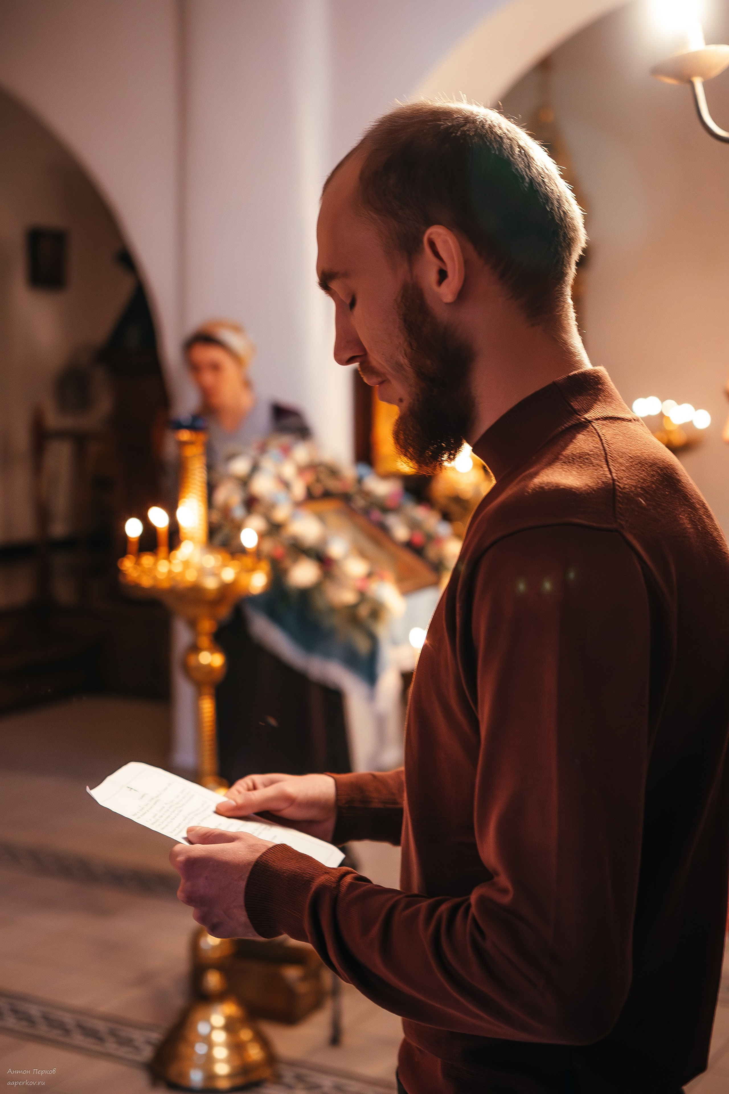 Крещение Максима. Фотограф Антон Перков