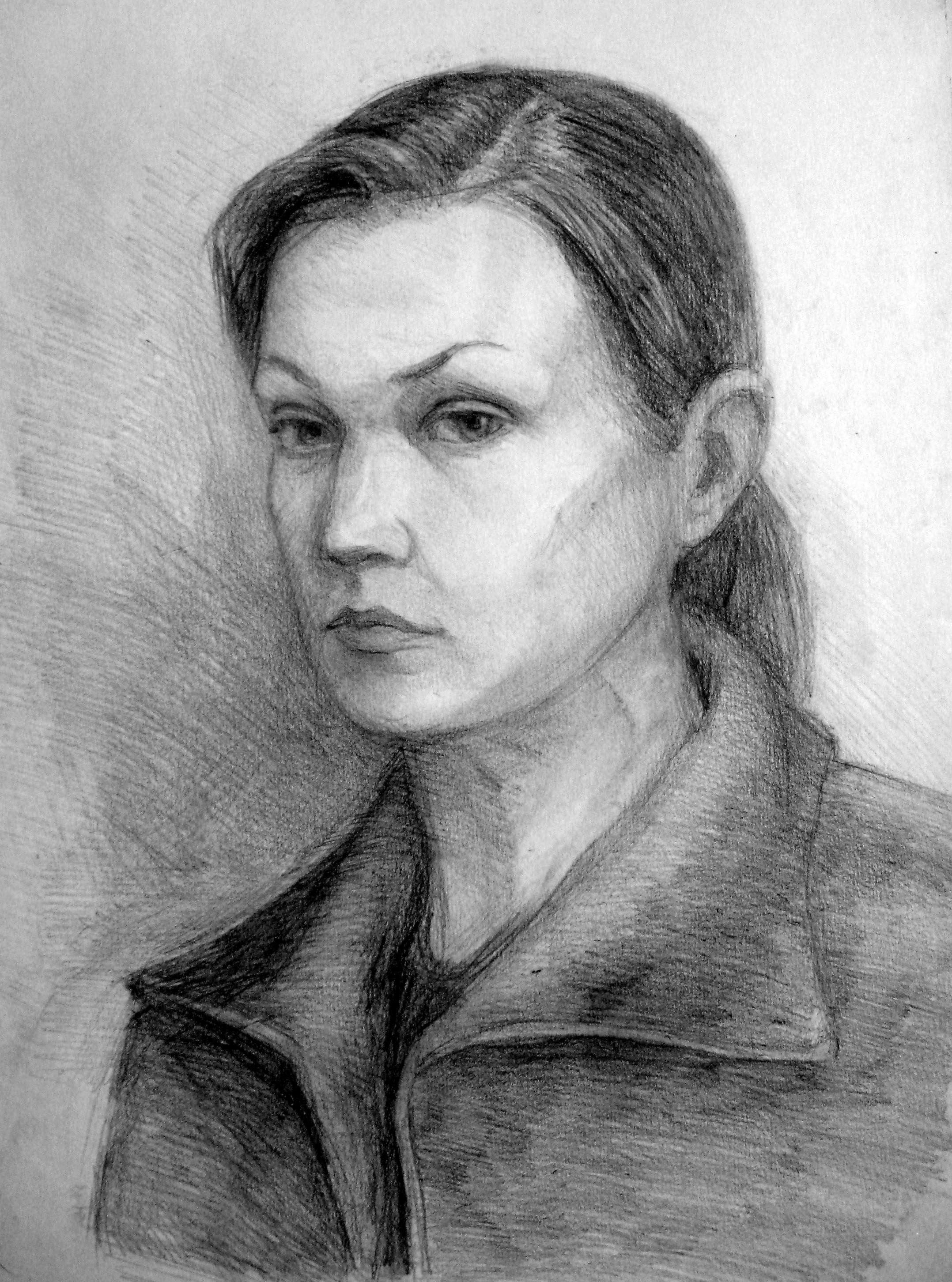 Мама, карандаш, 2004