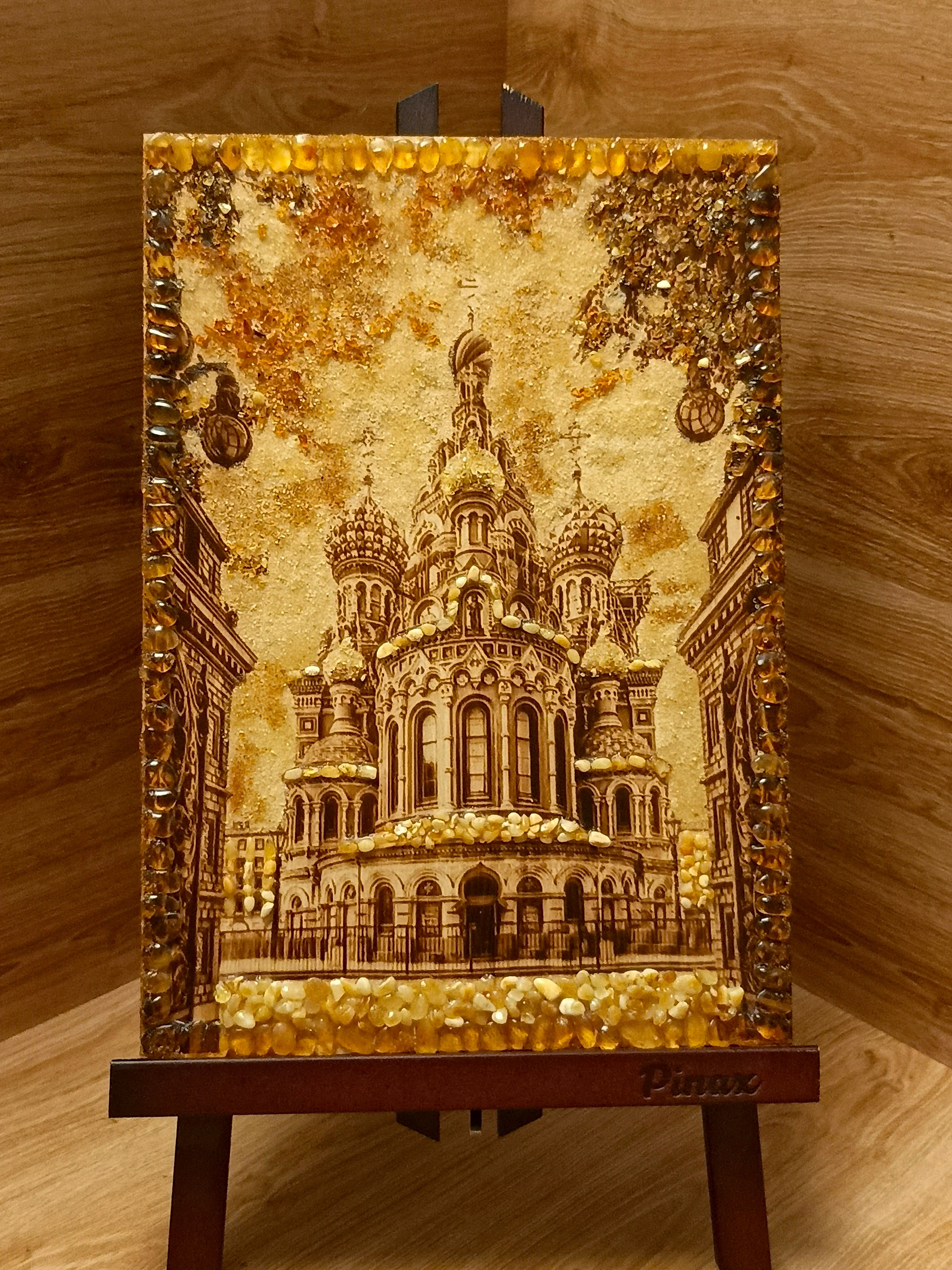 КАРТИНЫ С ЯНТАРЁМ. Выжигания картин и портретов по фото