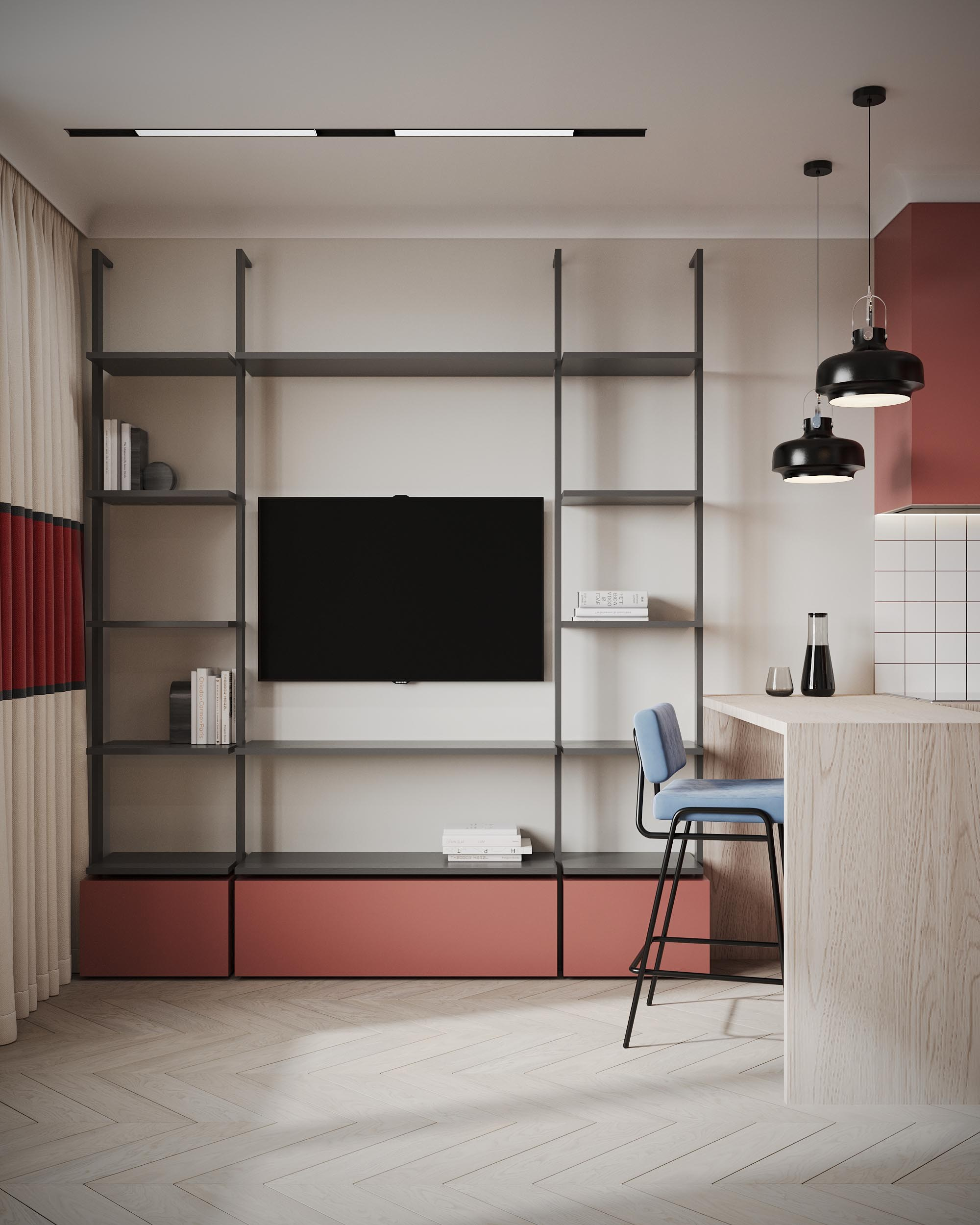 Долгопрудный 40 м². Главная