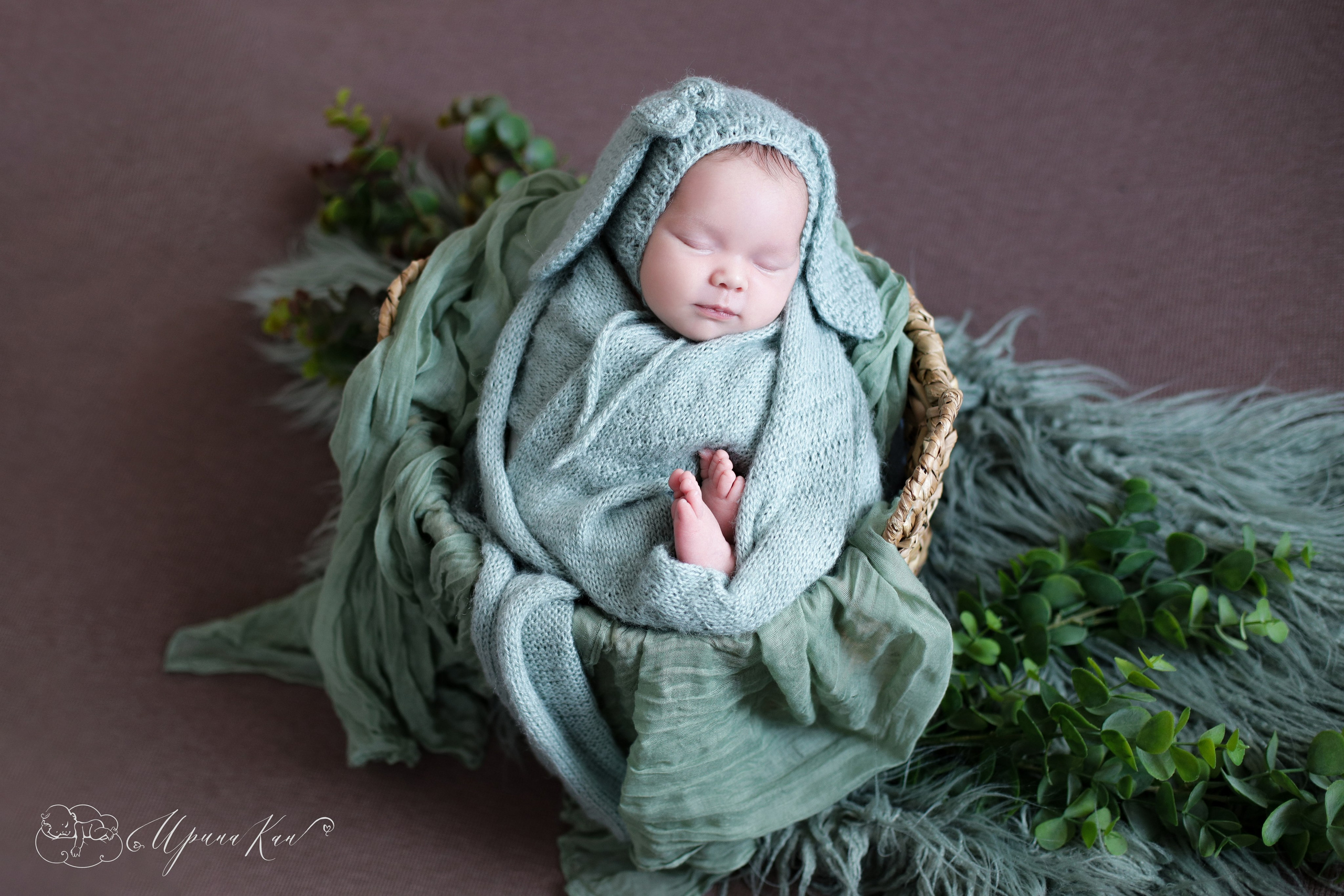 Новорожденная фотосессия для девочек. Ирина Кан Фотограф новорожденных в Екатеринбурге