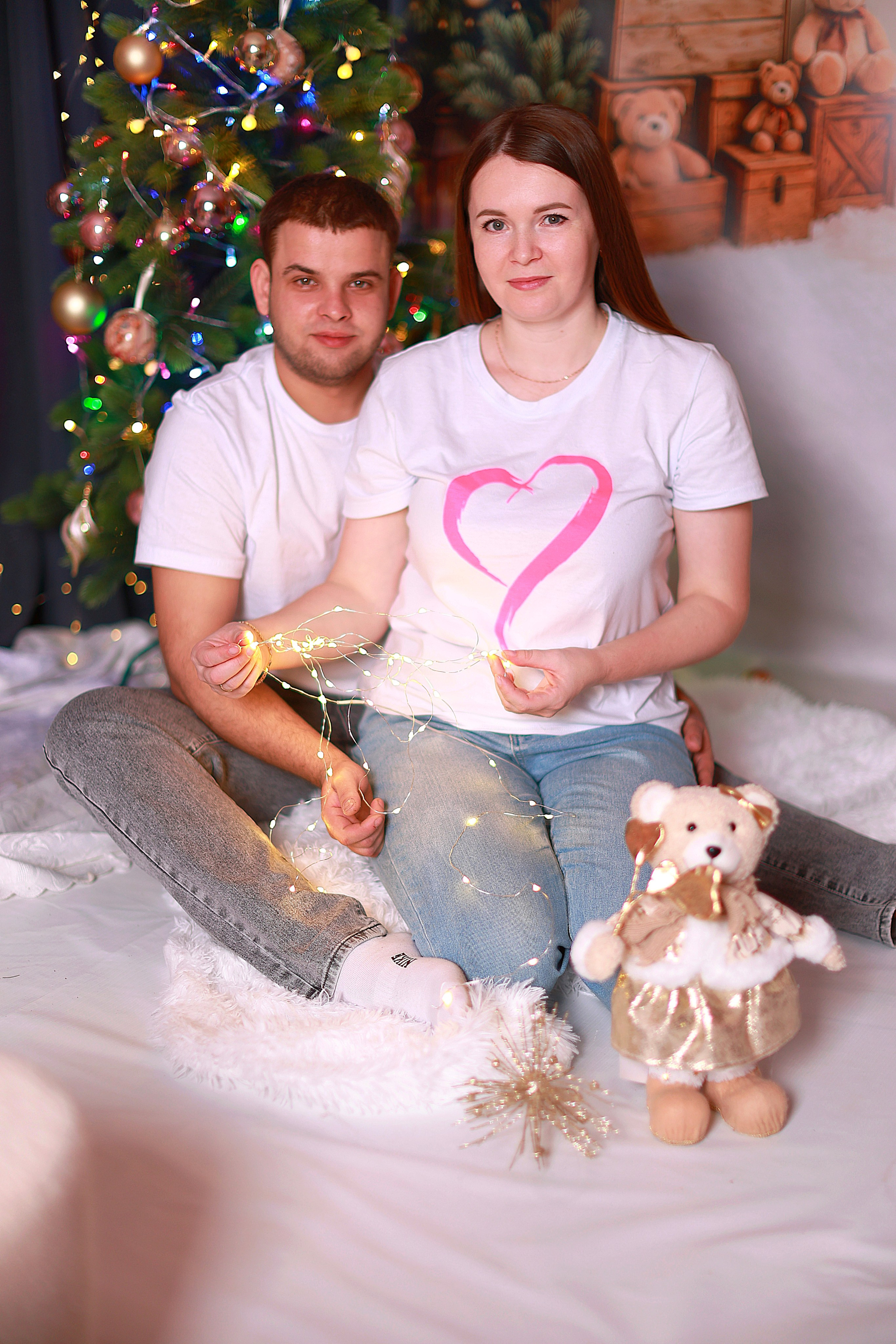 Новогодняя семья. Фотолаборатория Ваниль