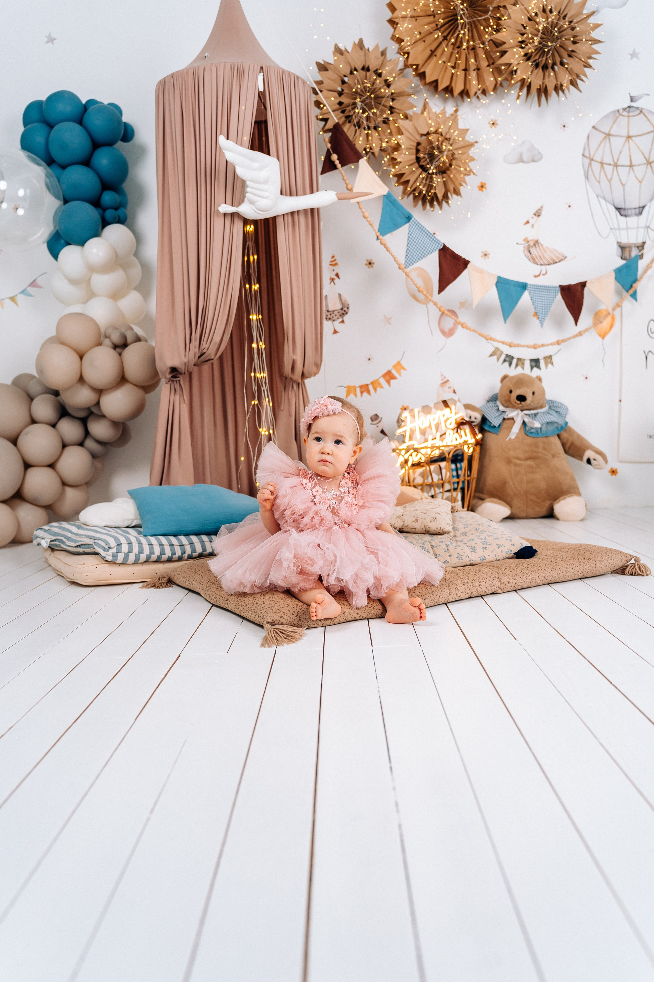 1 годик. «Лама» Детская фотостудия Уфа