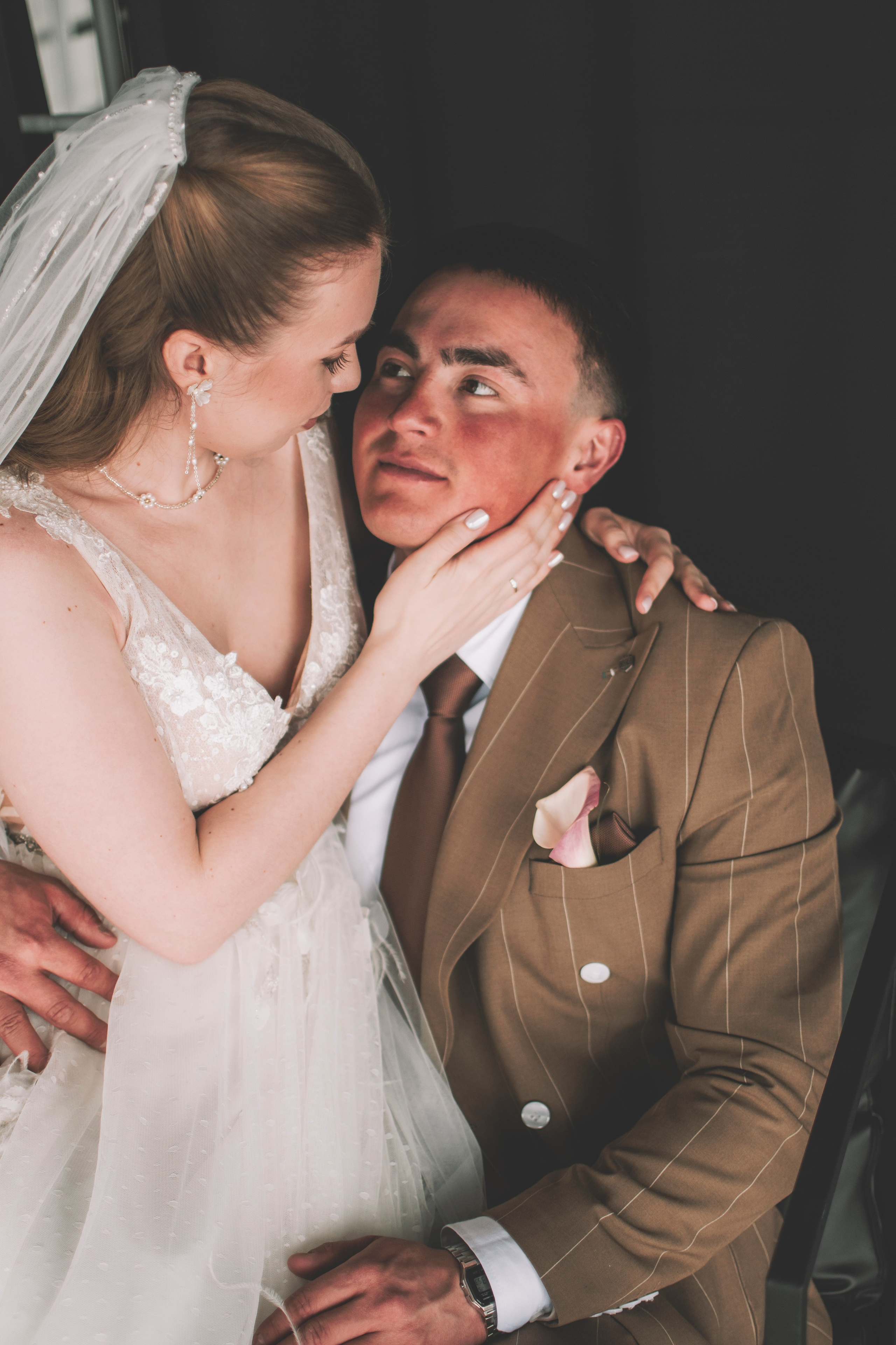 Альберт и Анастасия (Студийная фотосессия, роспись в ДК Нефтяник + фотосессия с гостями). Семейный и свадебный фотограф Губкинский и Ставрополь