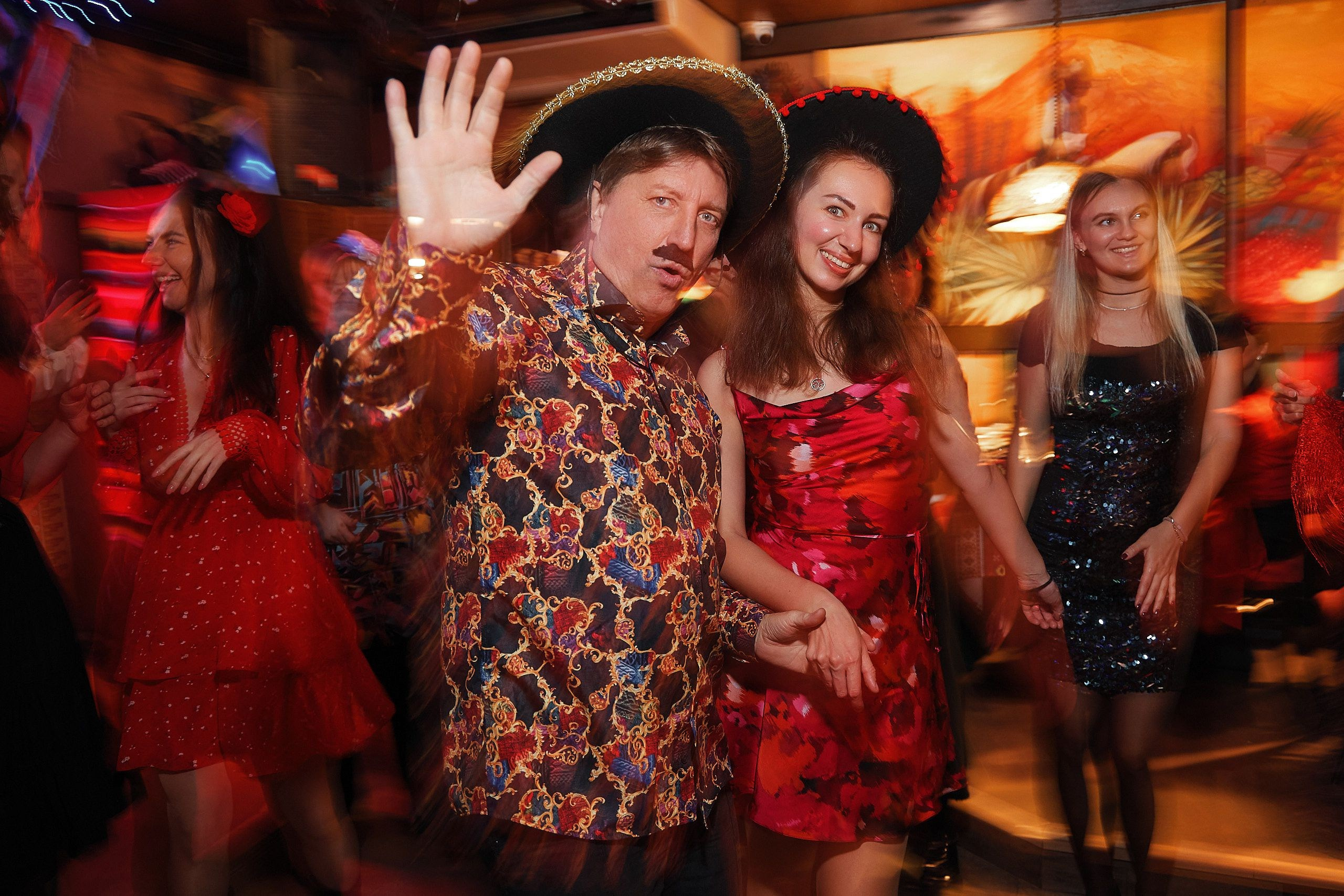 Корпоратив. В мексиканском стиле. Фотограф Валерий Сабрам