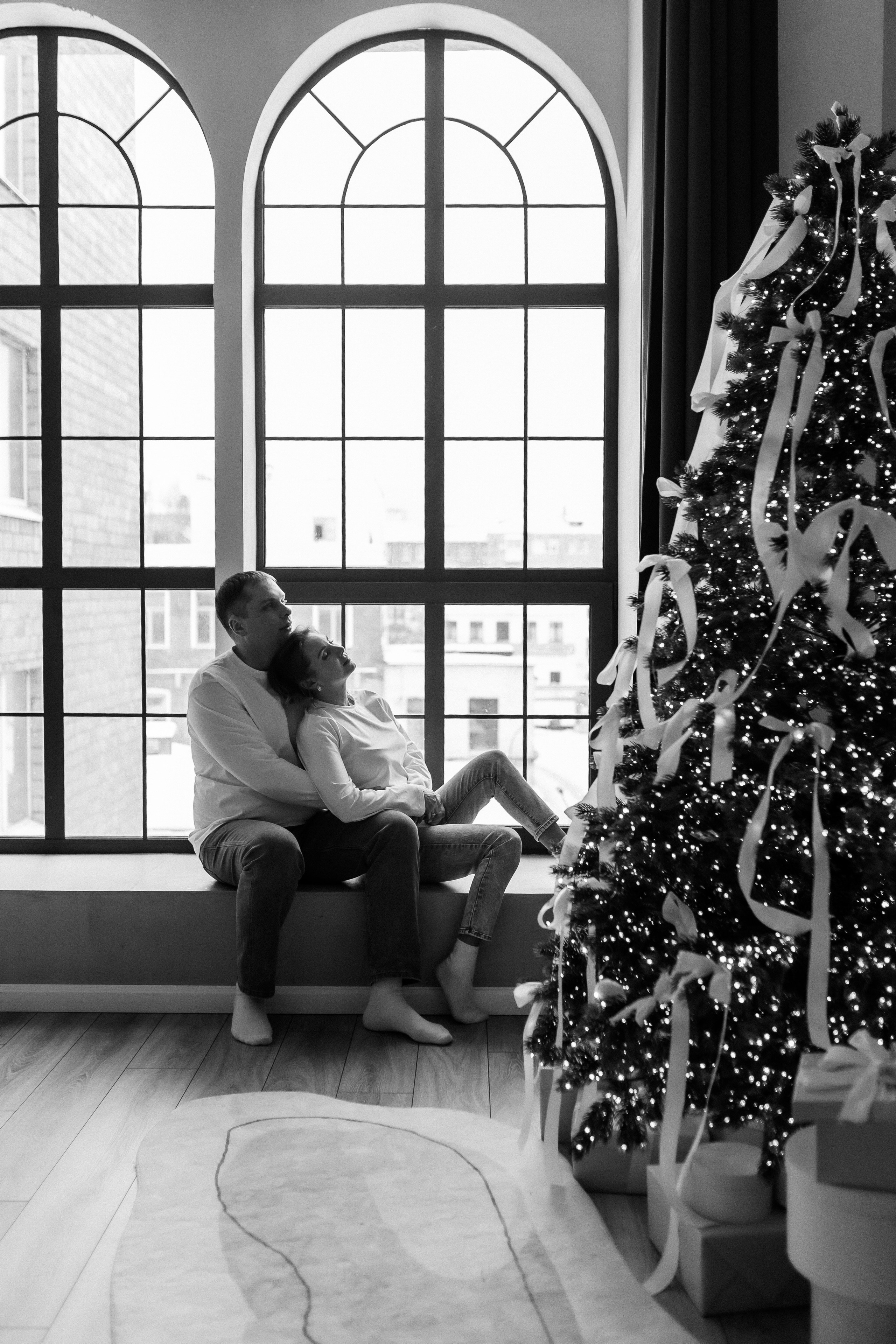 Новогодняя семейная в студии. Профессиональный фотограф, Москва |Видное Елена Елизарова