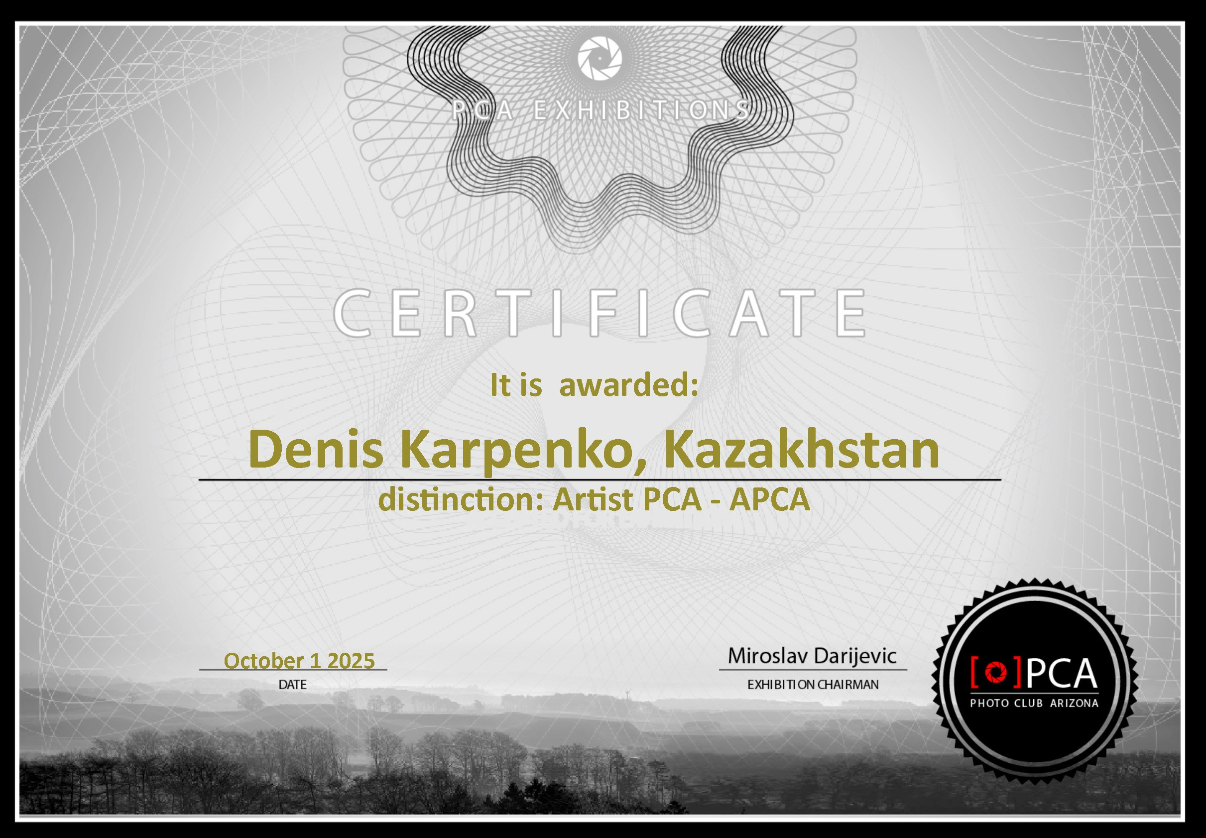 Достижения и дипломы. Сайт Алматинского НЮ АРТ, будуар и фэшн фотографа Дениса Карпенко