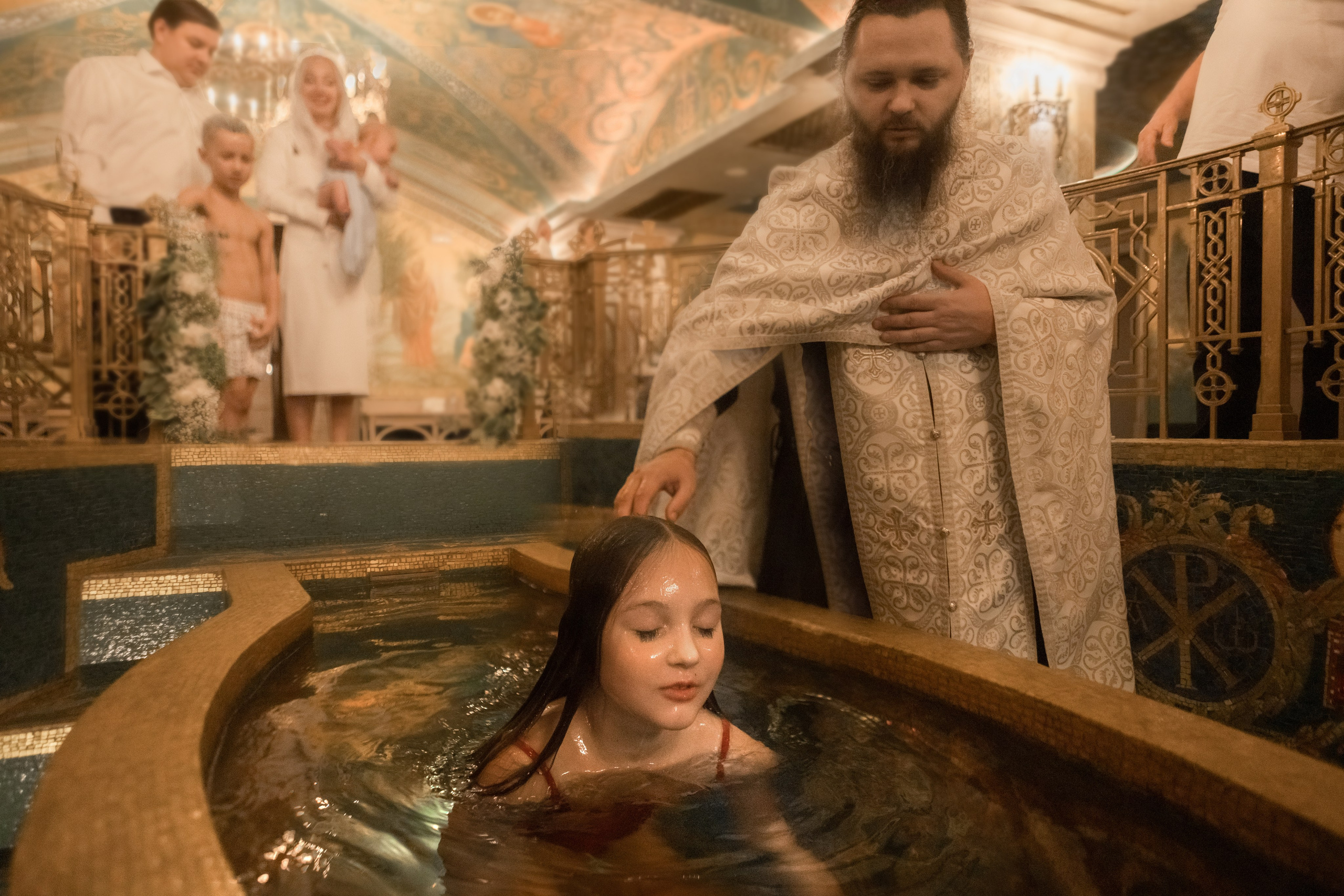 ТАИНСТВО КРЕЩЕНИЯ ДЖЕСИКИ, ЛЕОНАРДА, РОНАЛЬДА. Фотограф на крестины