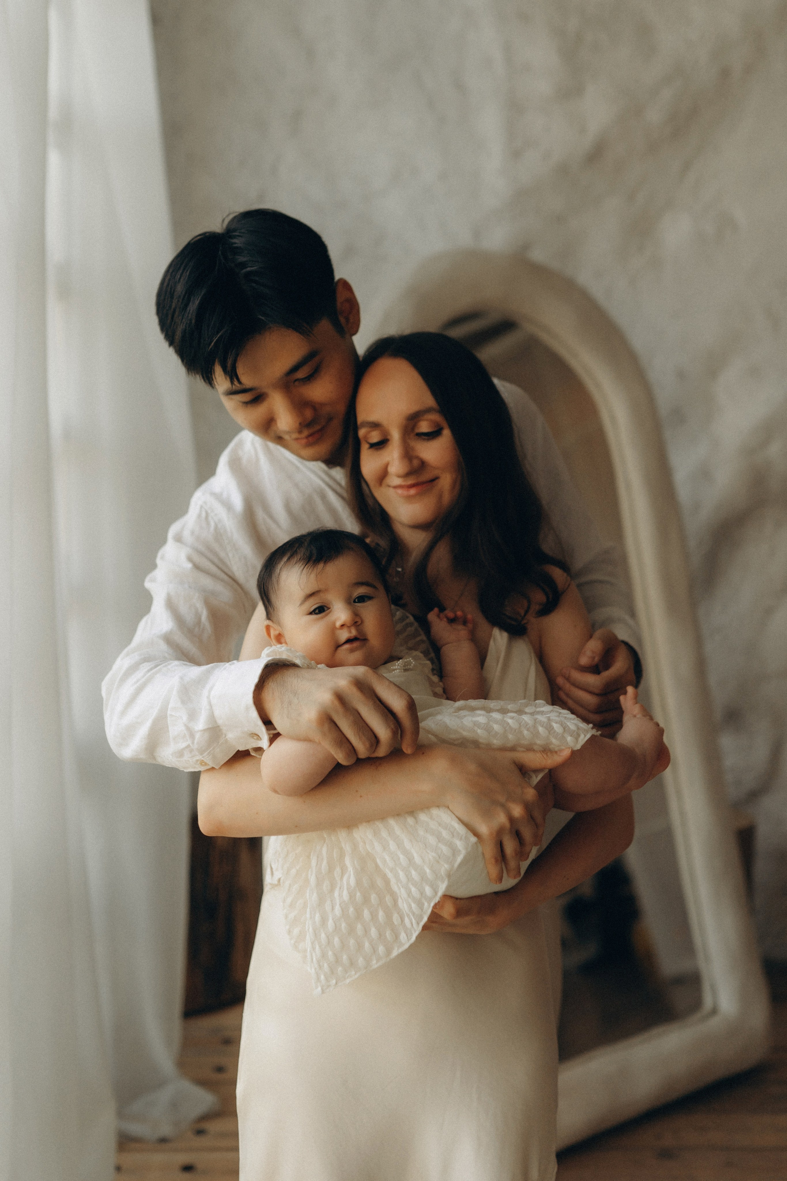 Малышка Нина и родители. Семейный lifestyle фотограф в Москве Рената Рафикова