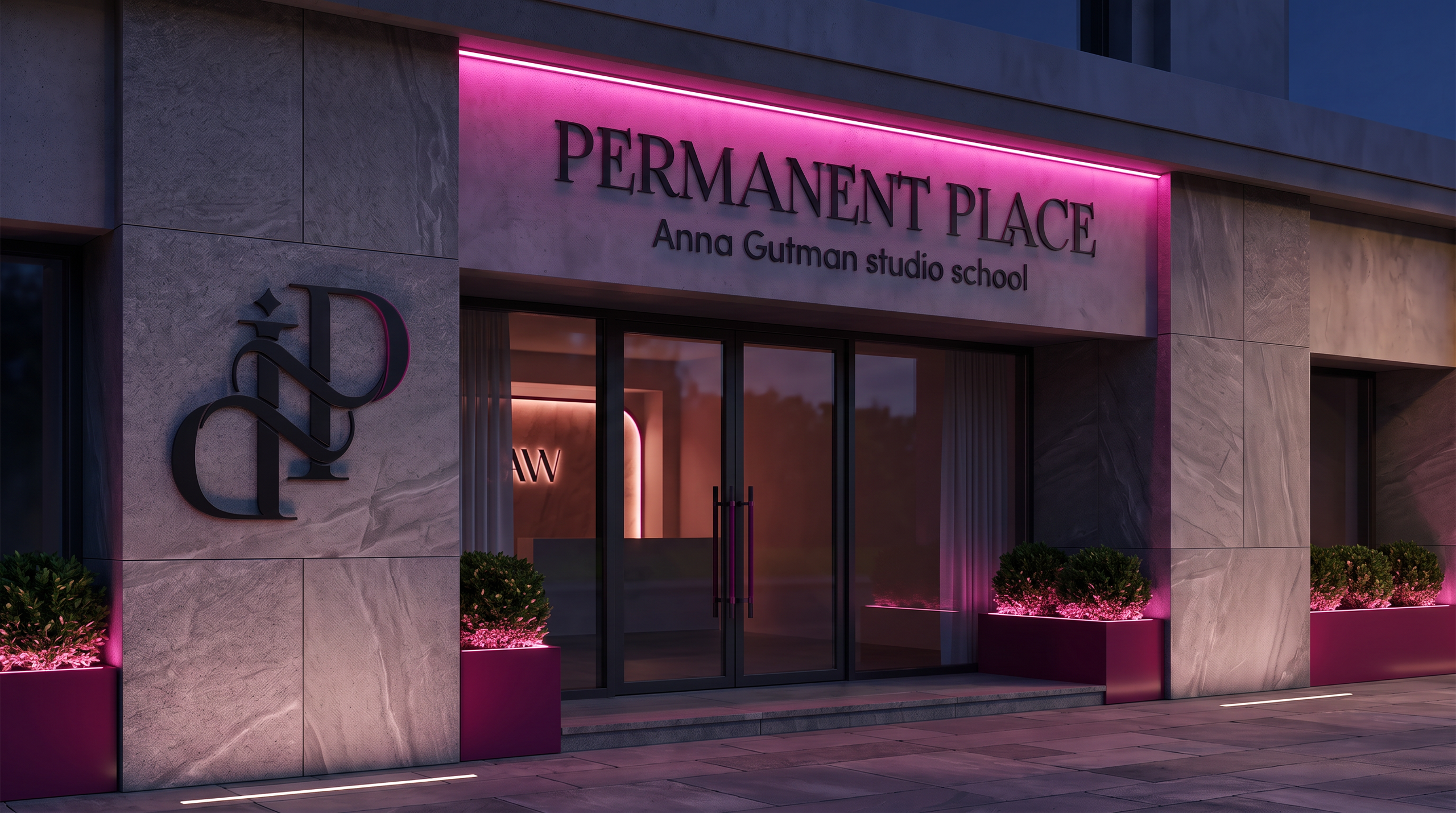 Permanent Place by Anna Gutman. Студия графического дизайна Валерии Кадыровой