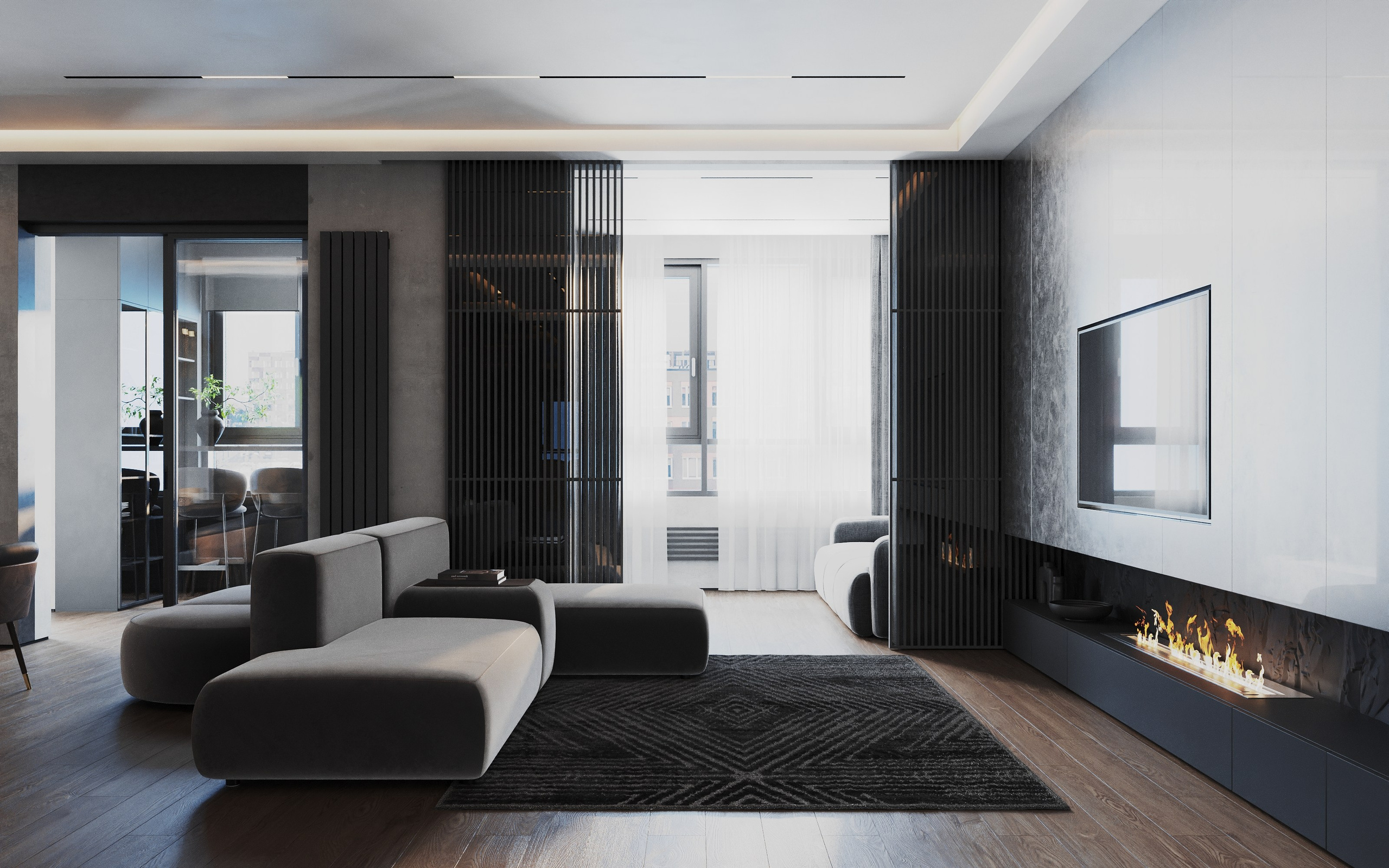 Квартира 115 м². Дизайнер интерьера Малюгина Ксения Санкт-Петербург