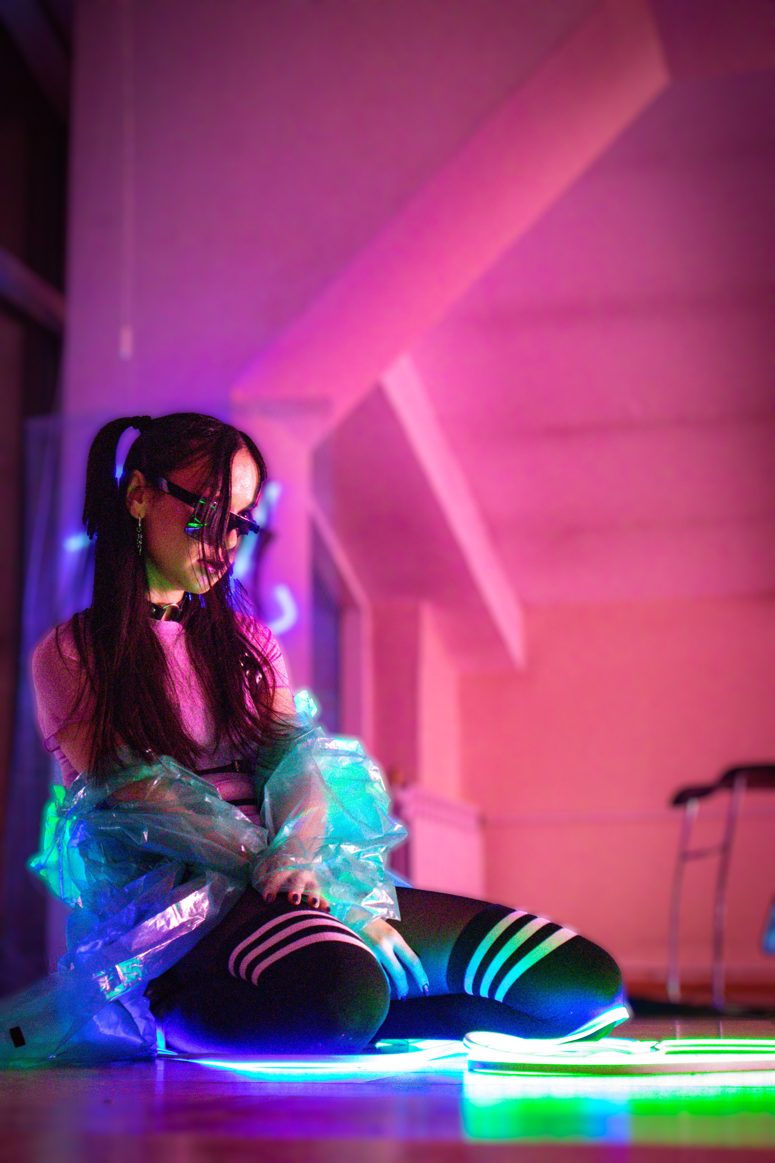 Фотосессия в стиле Киберпанк. Фотограф в Южно-Сахалинске Гусаков Евгений