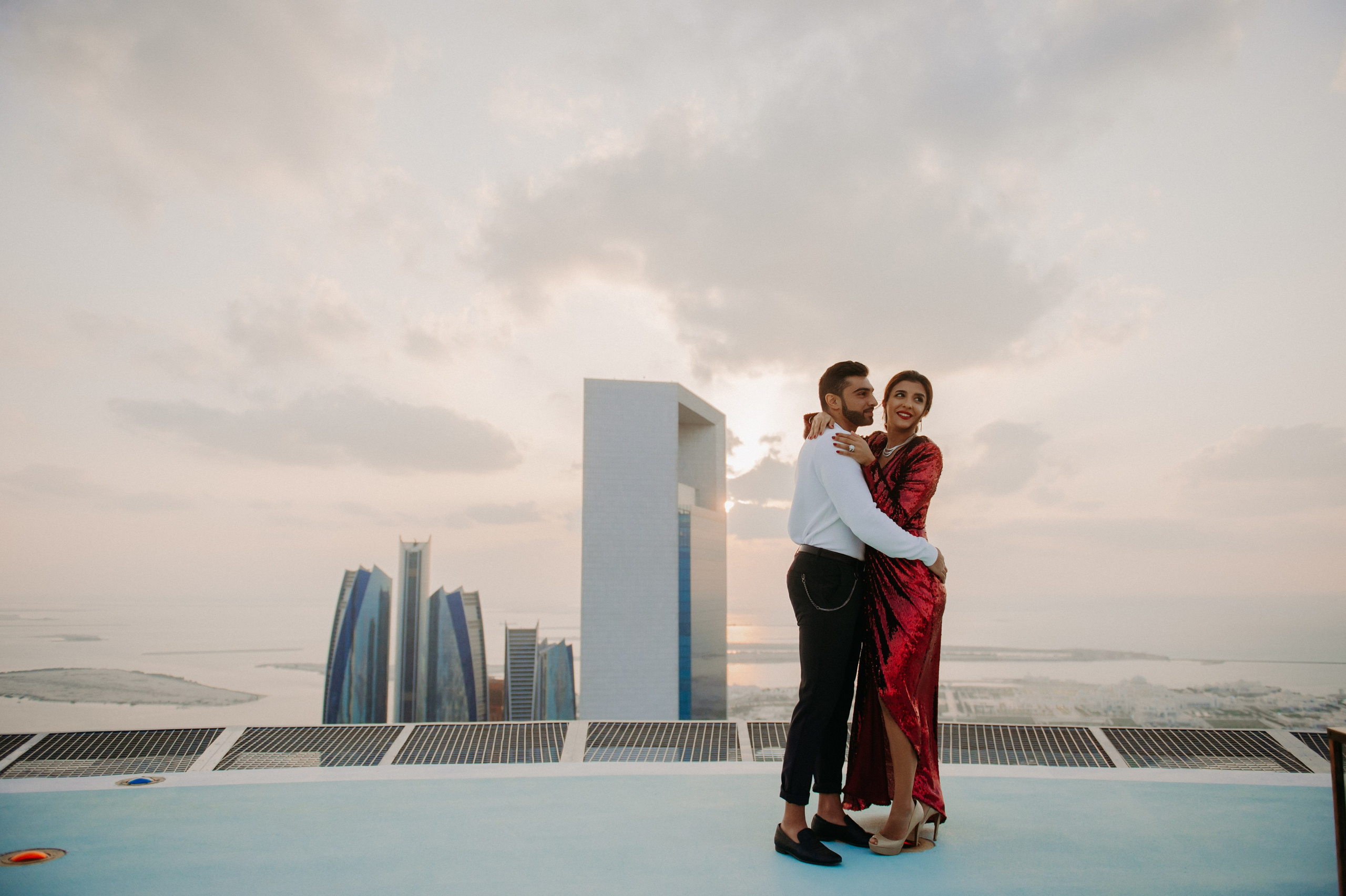 Love Story на высоте (Абу Даби). Фотограф в Москве и Санкт-Петербурге Дарина