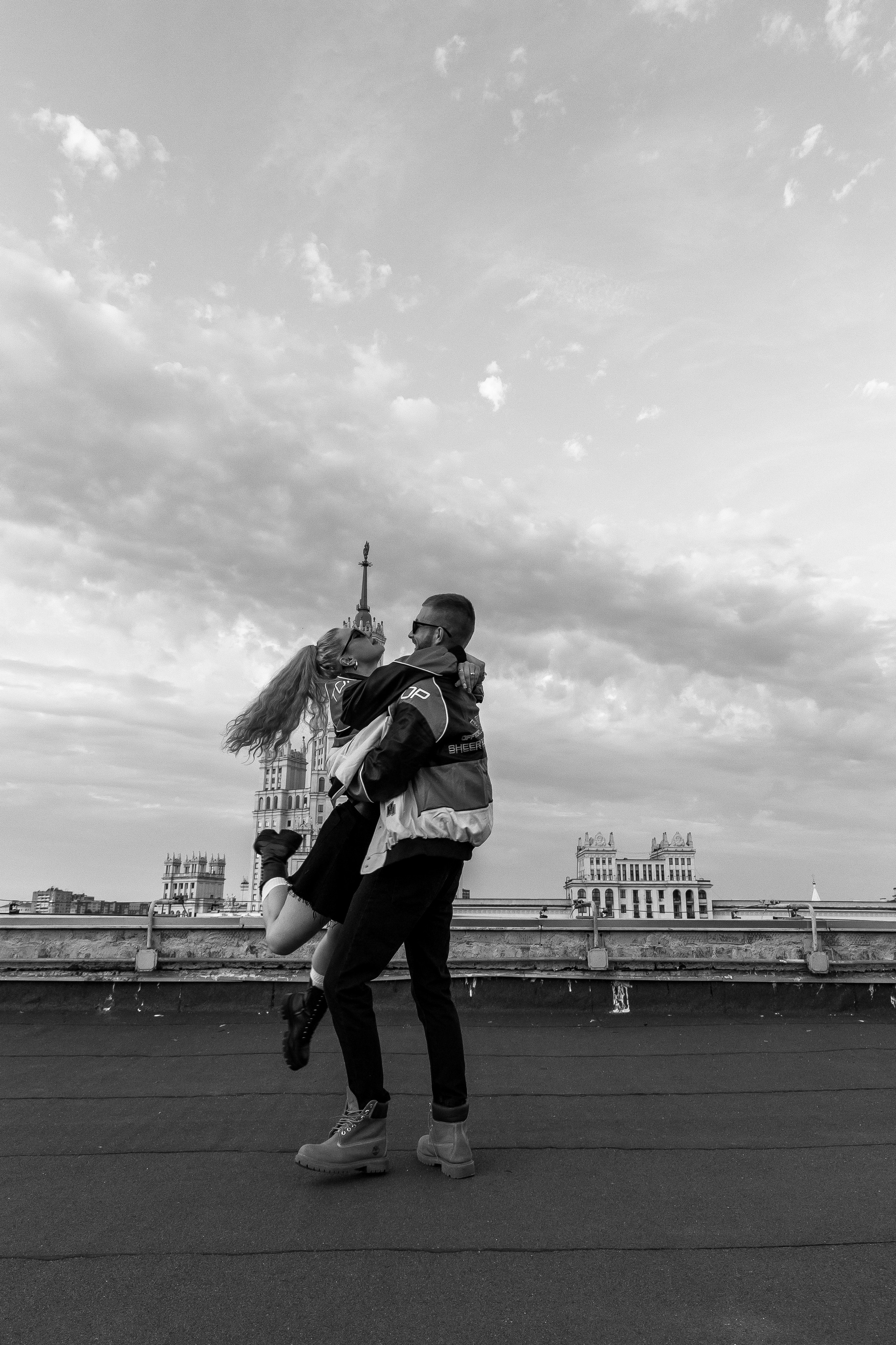 На крыше. Женский фотограф Москва, Лобня