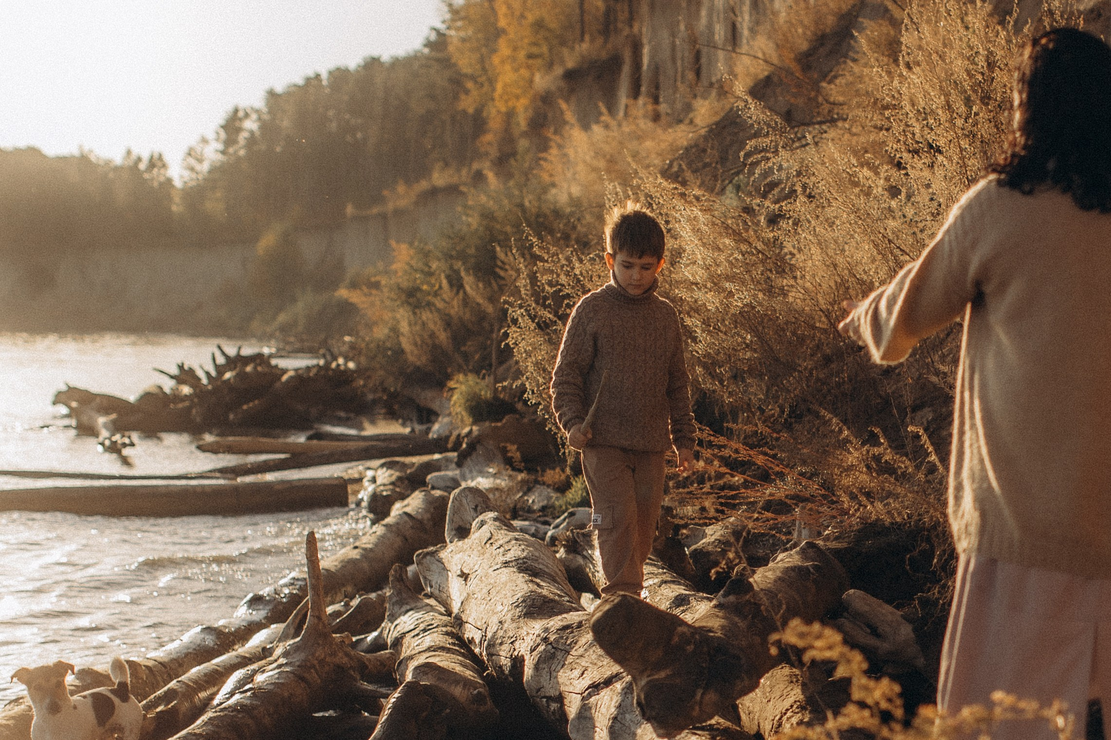 Юля, Милана, Тимур и Добби, осенняя история. Семейный фотограф lifestyle в Новосибирске Елена Шпилевая