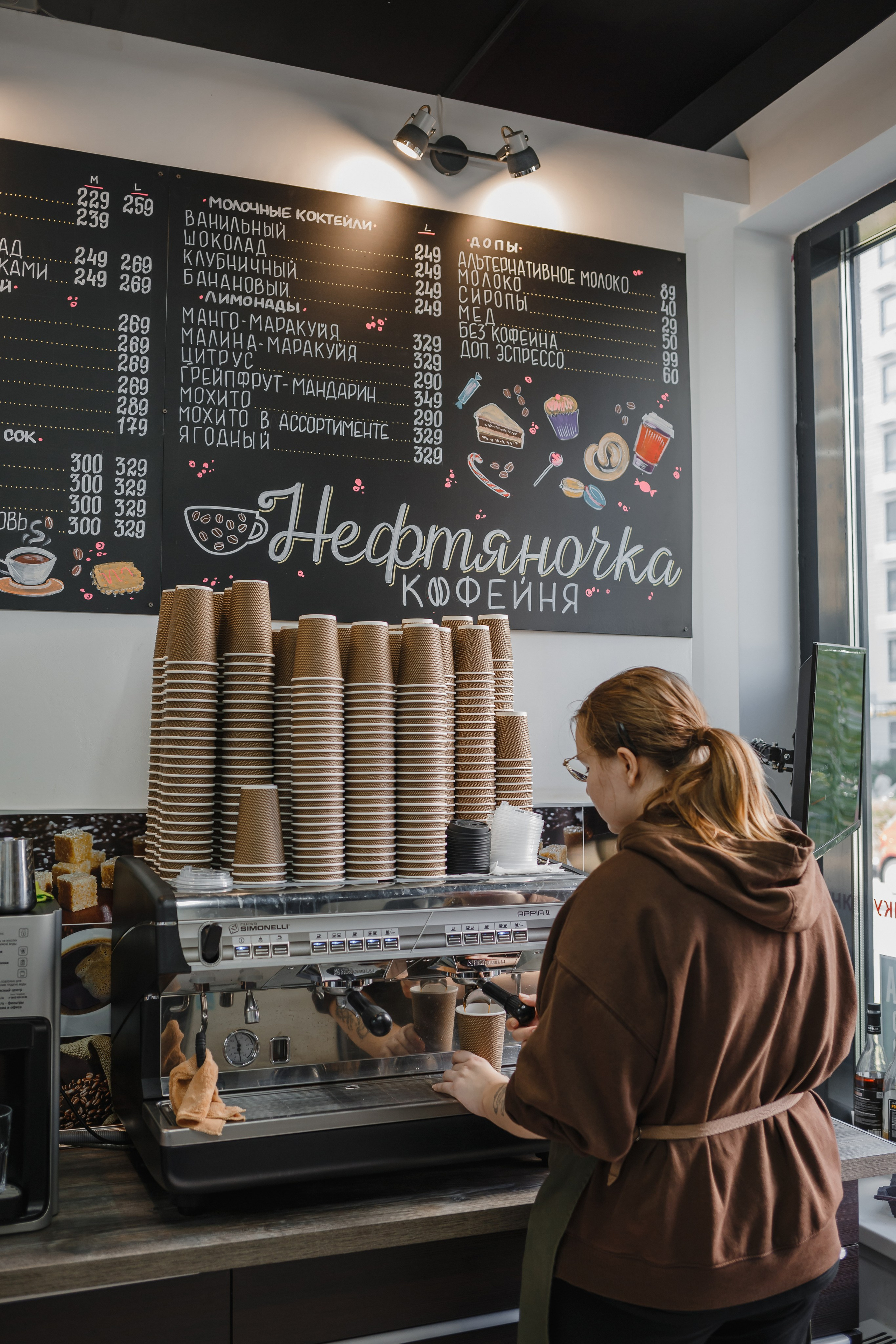 Кофейня Нефтяночка. Семейный фотограф Николаева Ольга