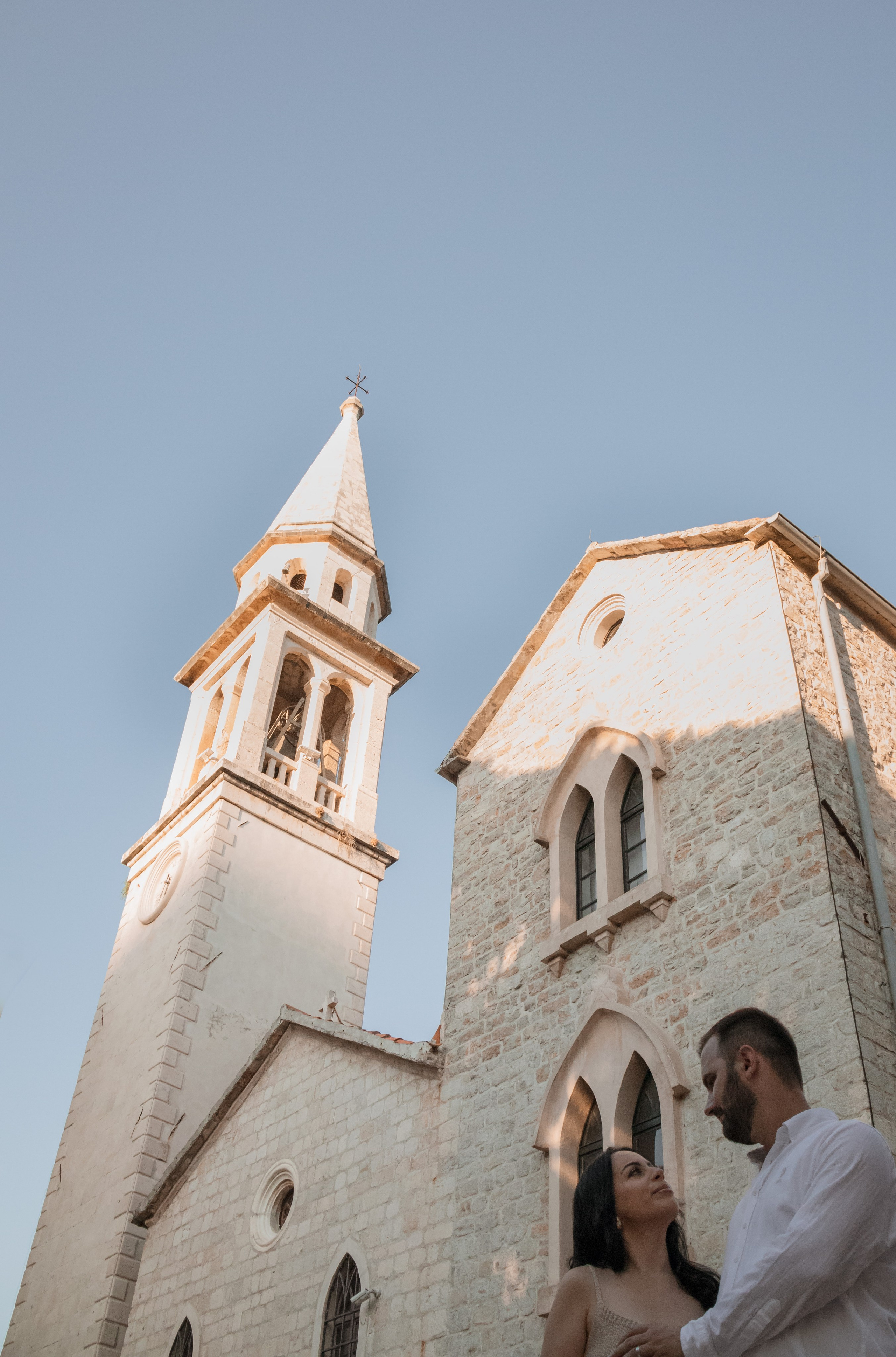 Engagement photo shooting in Montenegro. Portrait photographer in Tivat Montenegro Katerina Kirsanova