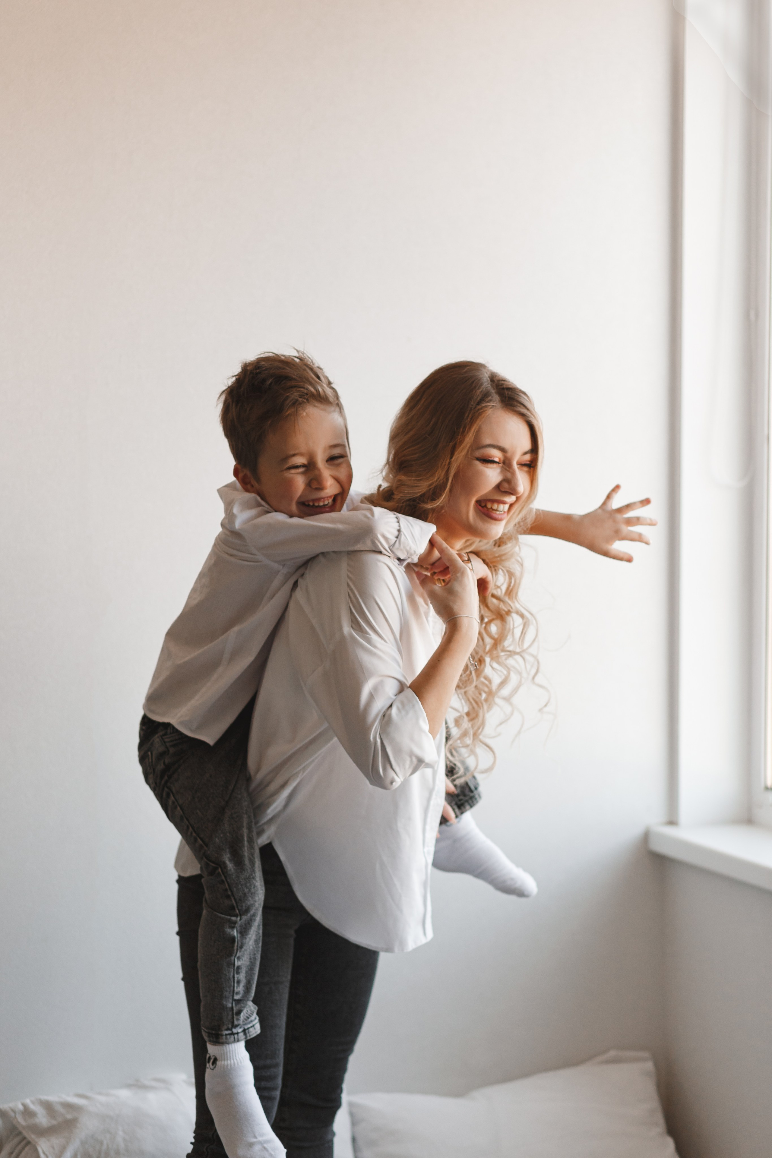 мама с сыном фотосессия