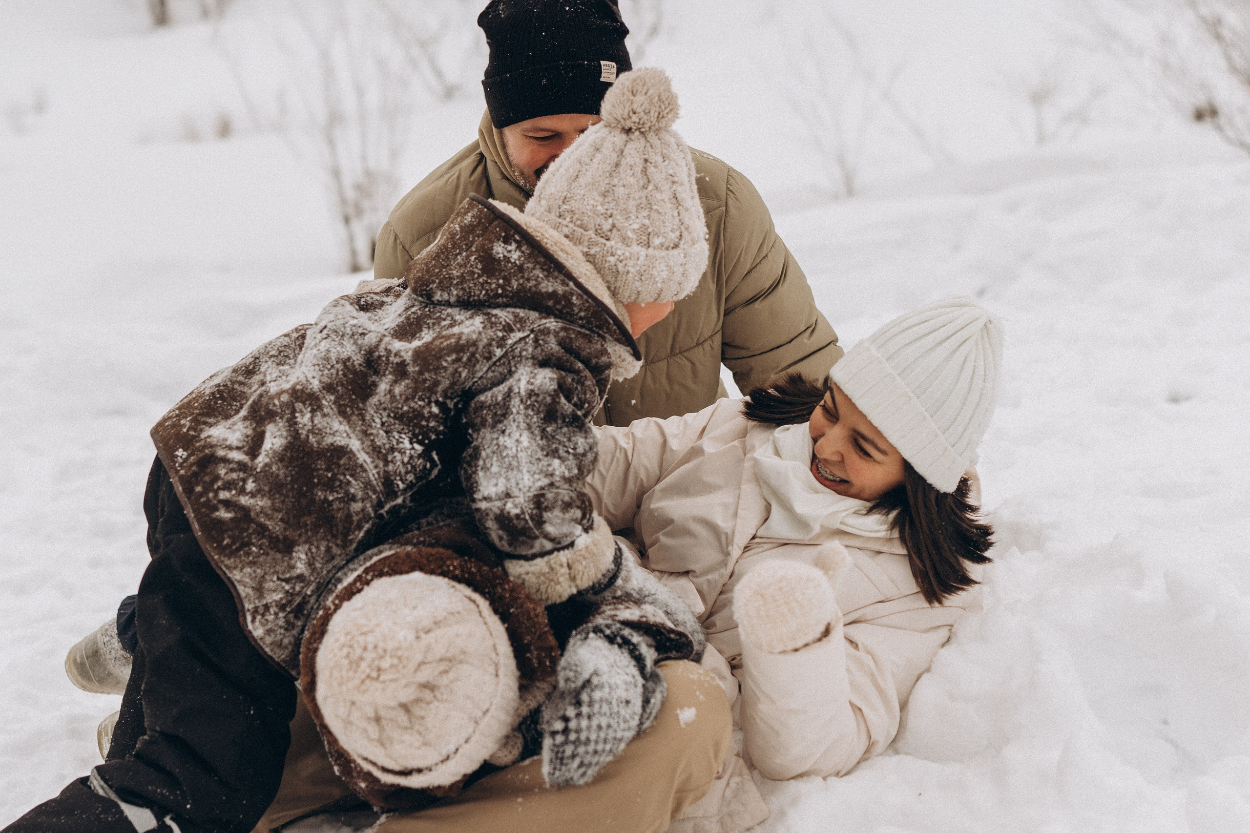 Зимняя семейная фотосессия. Детский, семейный и ньюборн фотограф в Москве Юлия Шуарт
