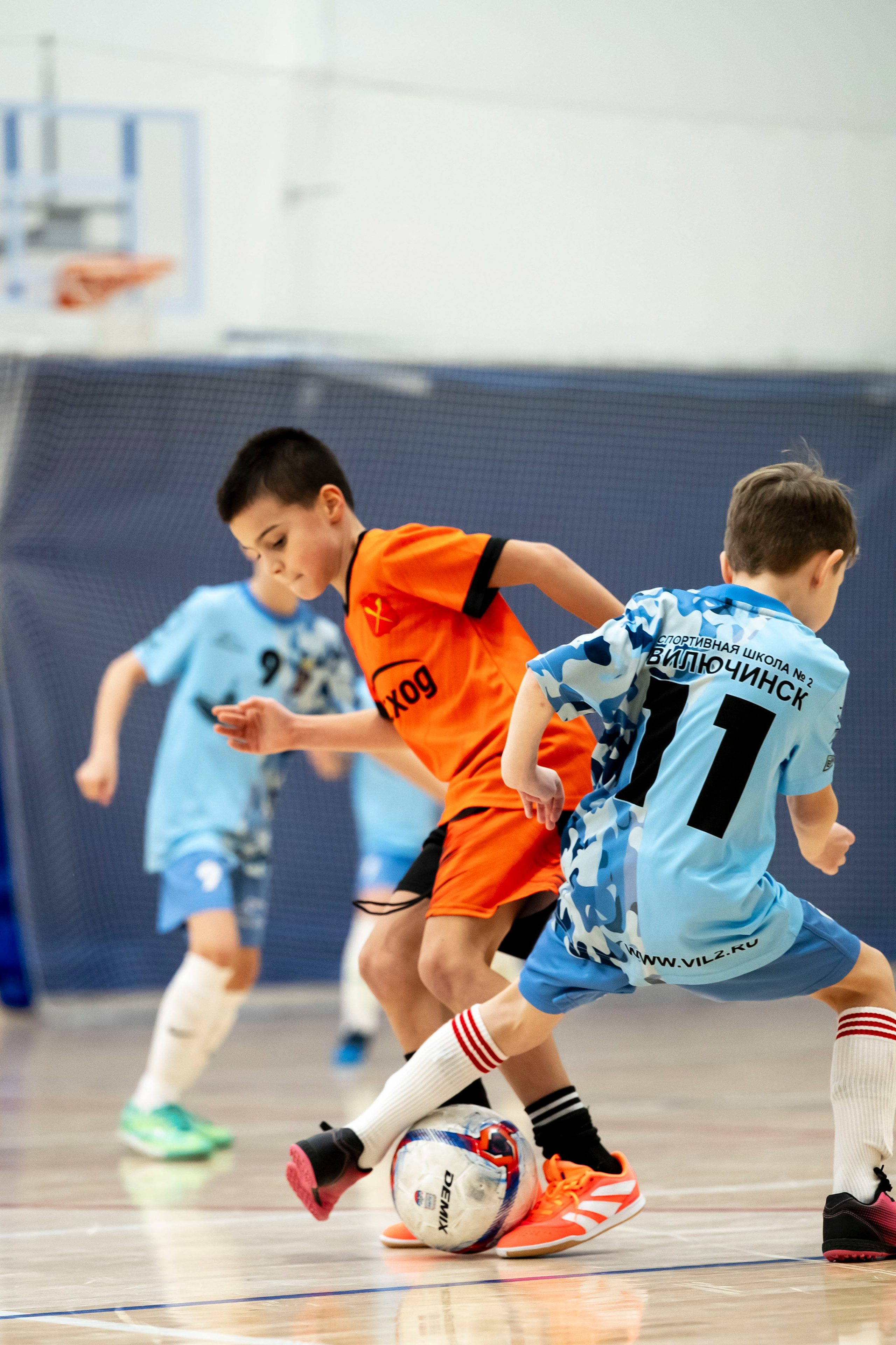 Всероссийский турнир по мини футболу FUTSAL KIDS TROPHY 2025. Спортивный фотограф в Туле и Тульской области. Файсханова Фото Спорт