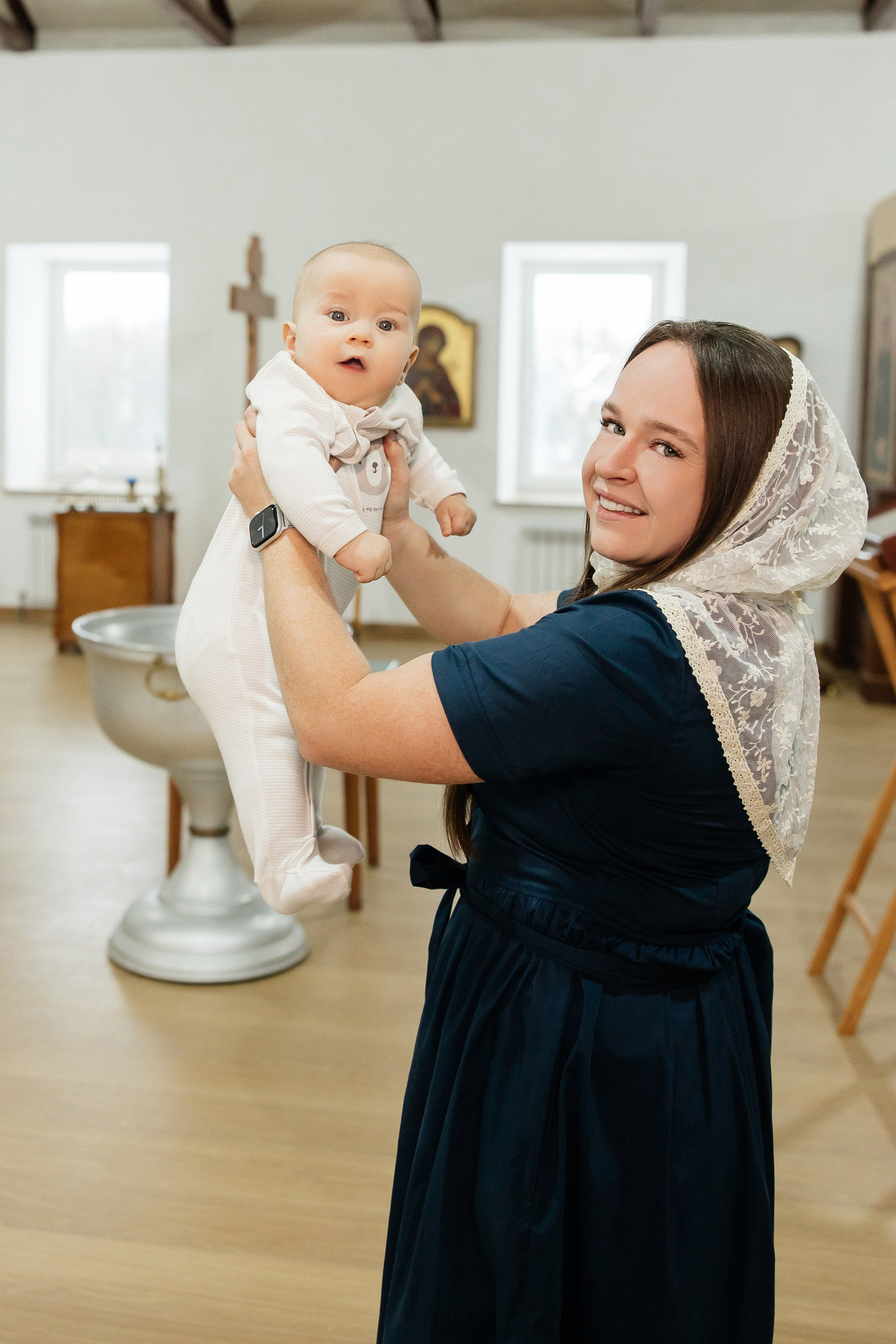 Таинства Крещения Мирона и Владимира. Семейный фотограф в Рязани и Рязанской области