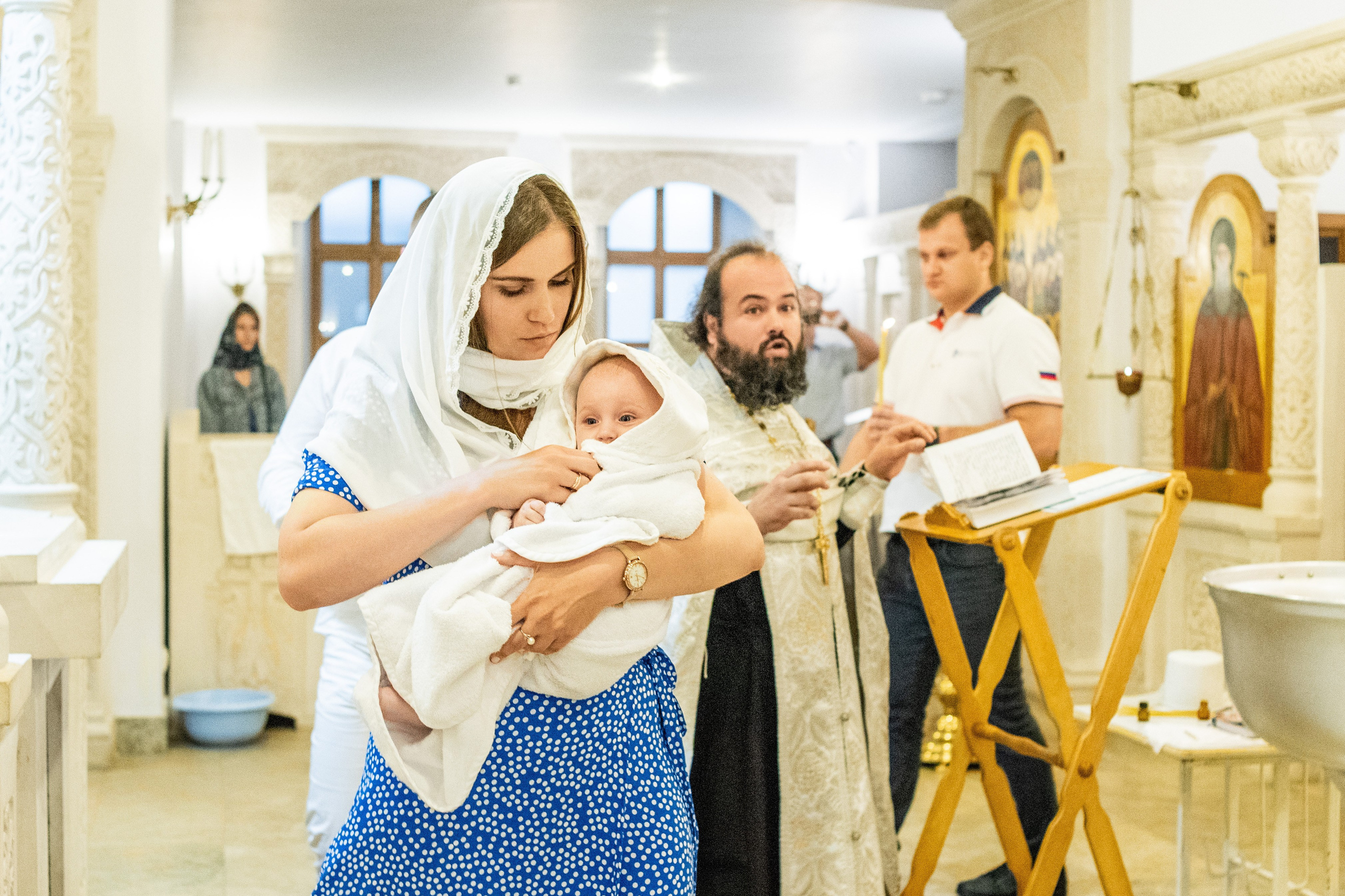 Крещении Ксении. Фотограф Юлия Попова