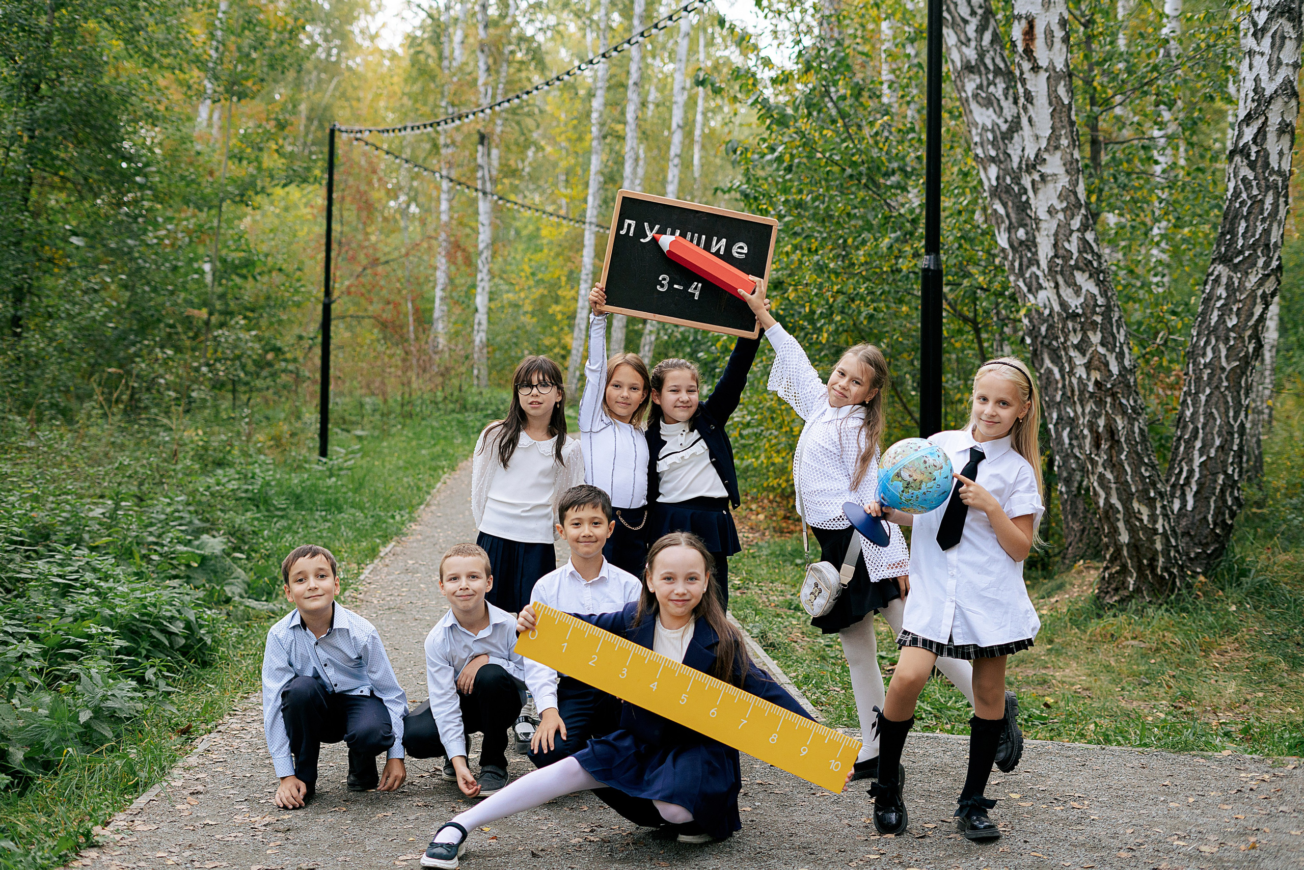 Групповые портреты. Школьный фотограф в Челябинске. Выпускные фотоальбомы