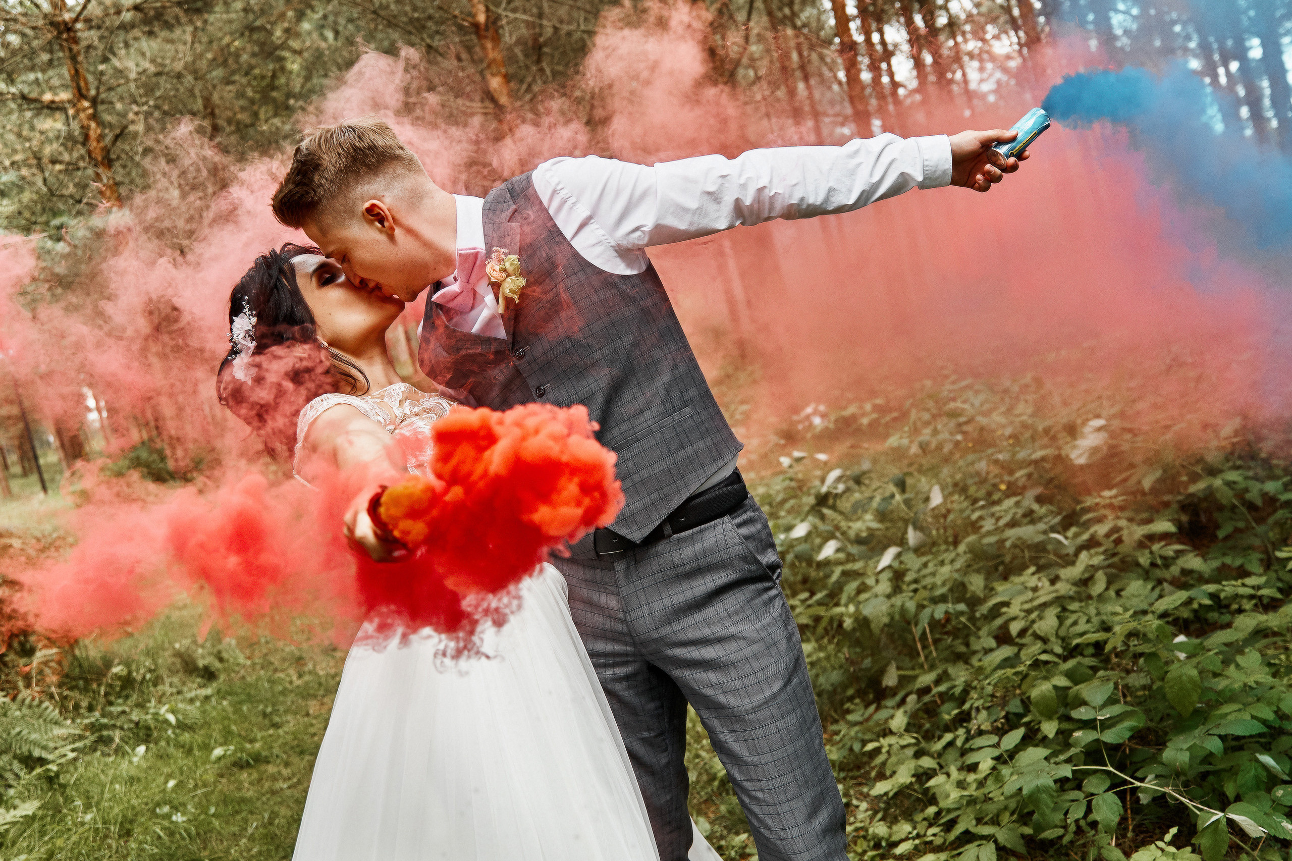 Любовь в облаке дыма. Свадебный и семейный фотограф в Ярославле и Рыбинске Вячеслав Барышков