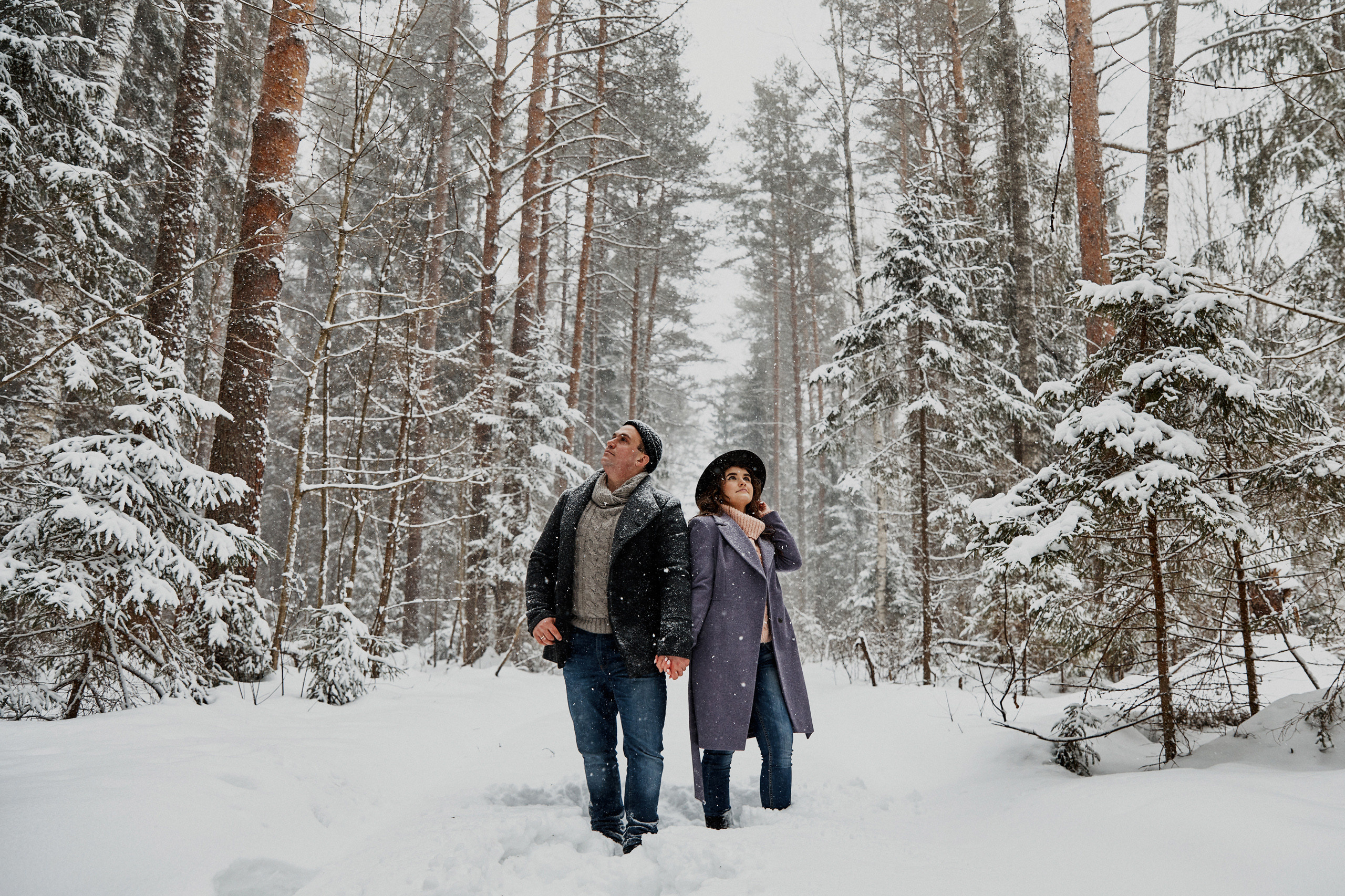 Снег, любовь и бенгальские огни. Свадебный и семейный фотограф в Ярославле и Рыбинске Вячеслав Барышков