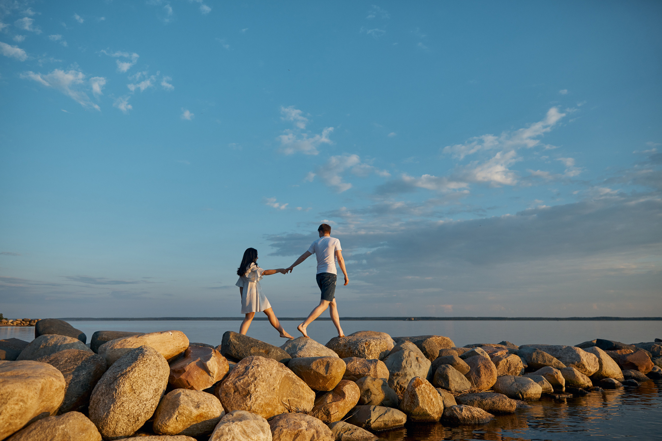 Нежность на закате. Свадебный и семейный фотограф в Ярославле и Рыбинске Вячеслав Барышков