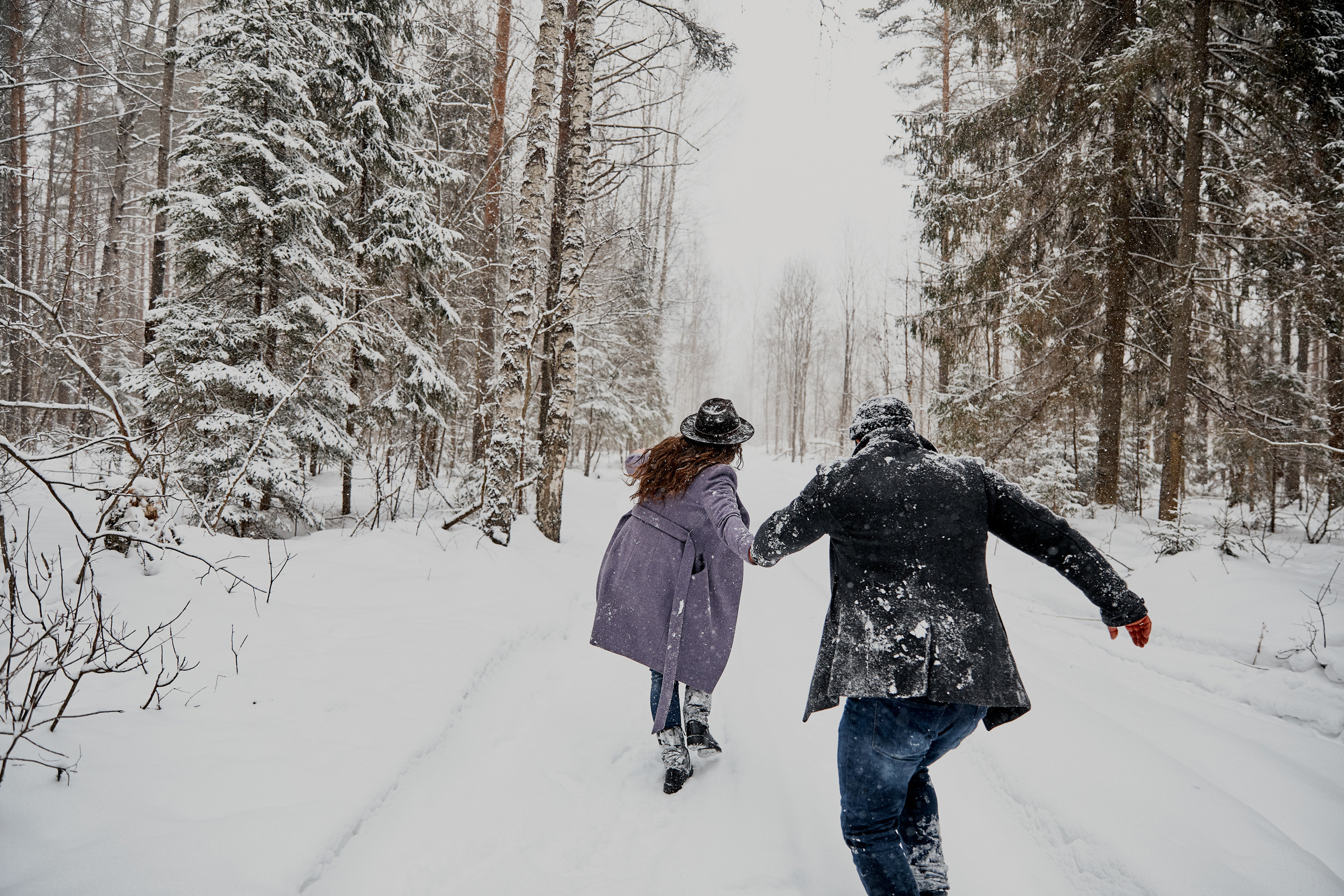 Снег, любовь и бенгальские огни. Свадебный и семейный фотограф в Ярославле и Рыбинске Вячеслав Барышков