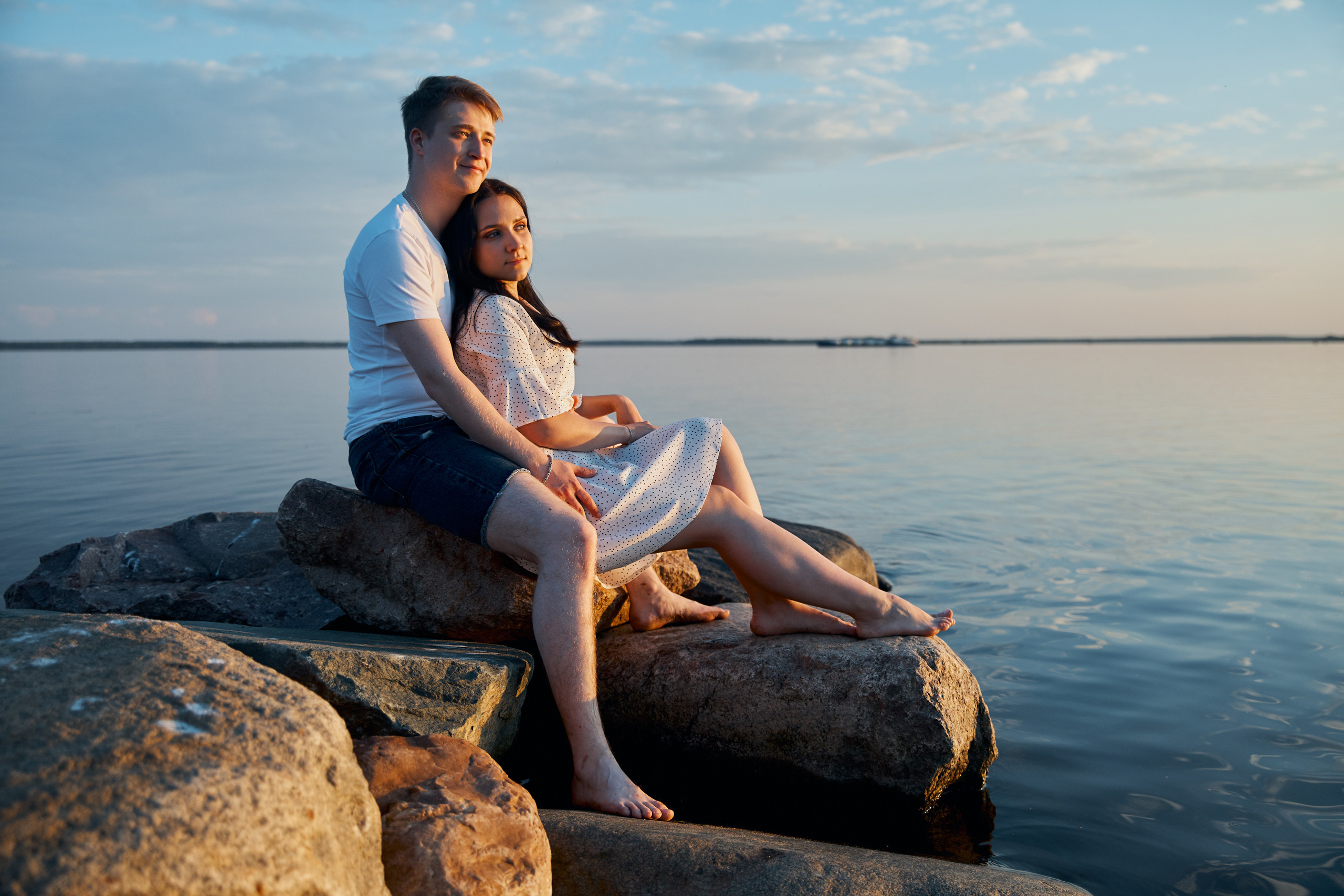 Нежность на закате. Свадебный и семейный фотограф в Ярославле и Рыбинске Вячеслав Барышков