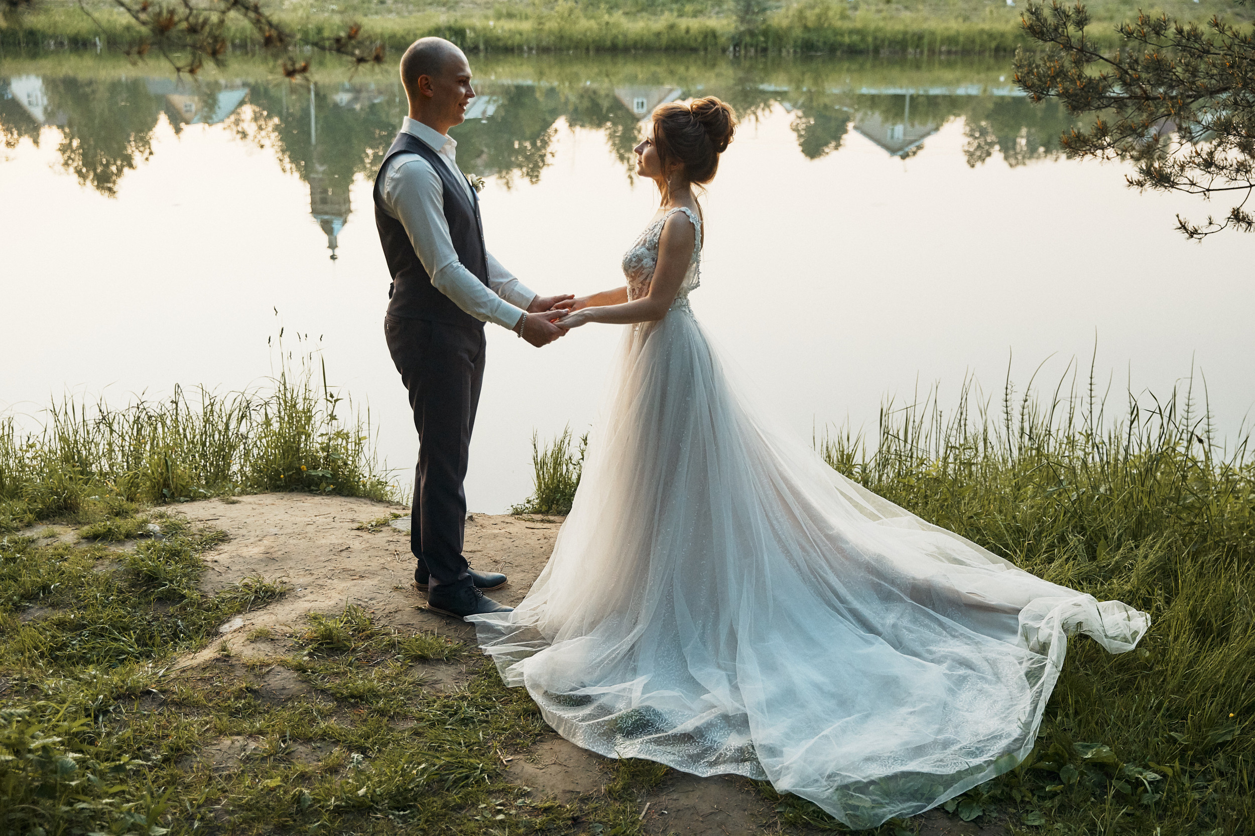 Любовь и озеро. Свадебный и семейный фотограф в Ярославле и Рыбинске Вячеслав Барышков