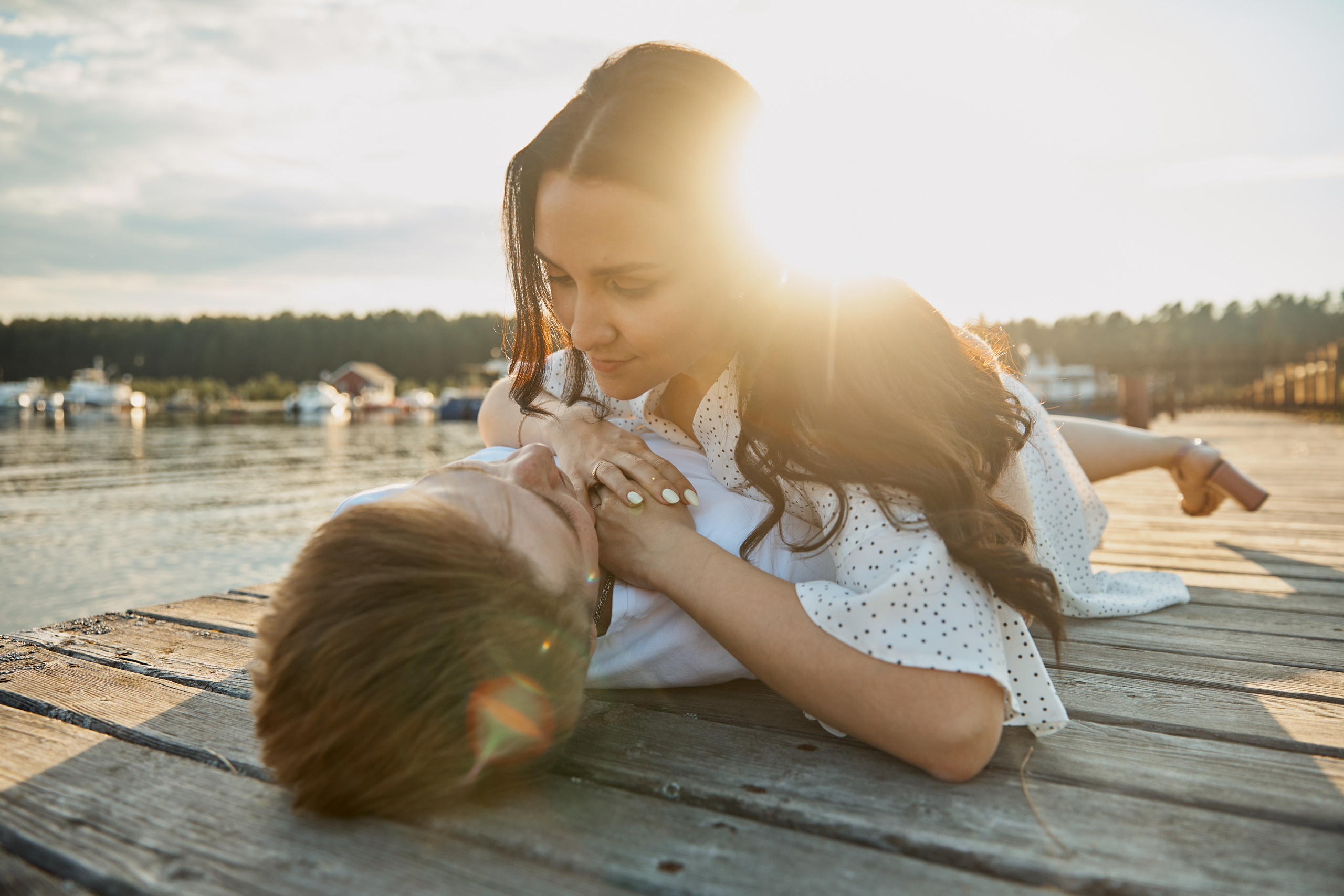 Нежность на закате. Свадебный и семейный фотограф в Ярославле и Рыбинске Вячеслав Барышков