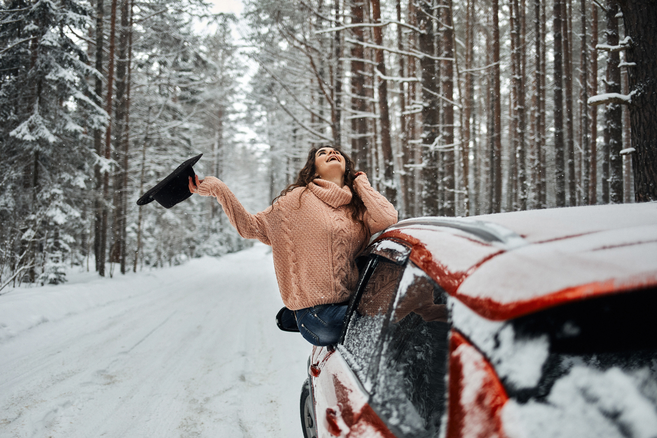 Снег, любовь и бенгальские огни. Свадебный и семейный фотограф в Ярославле и Рыбинске Вячеслав Барышков