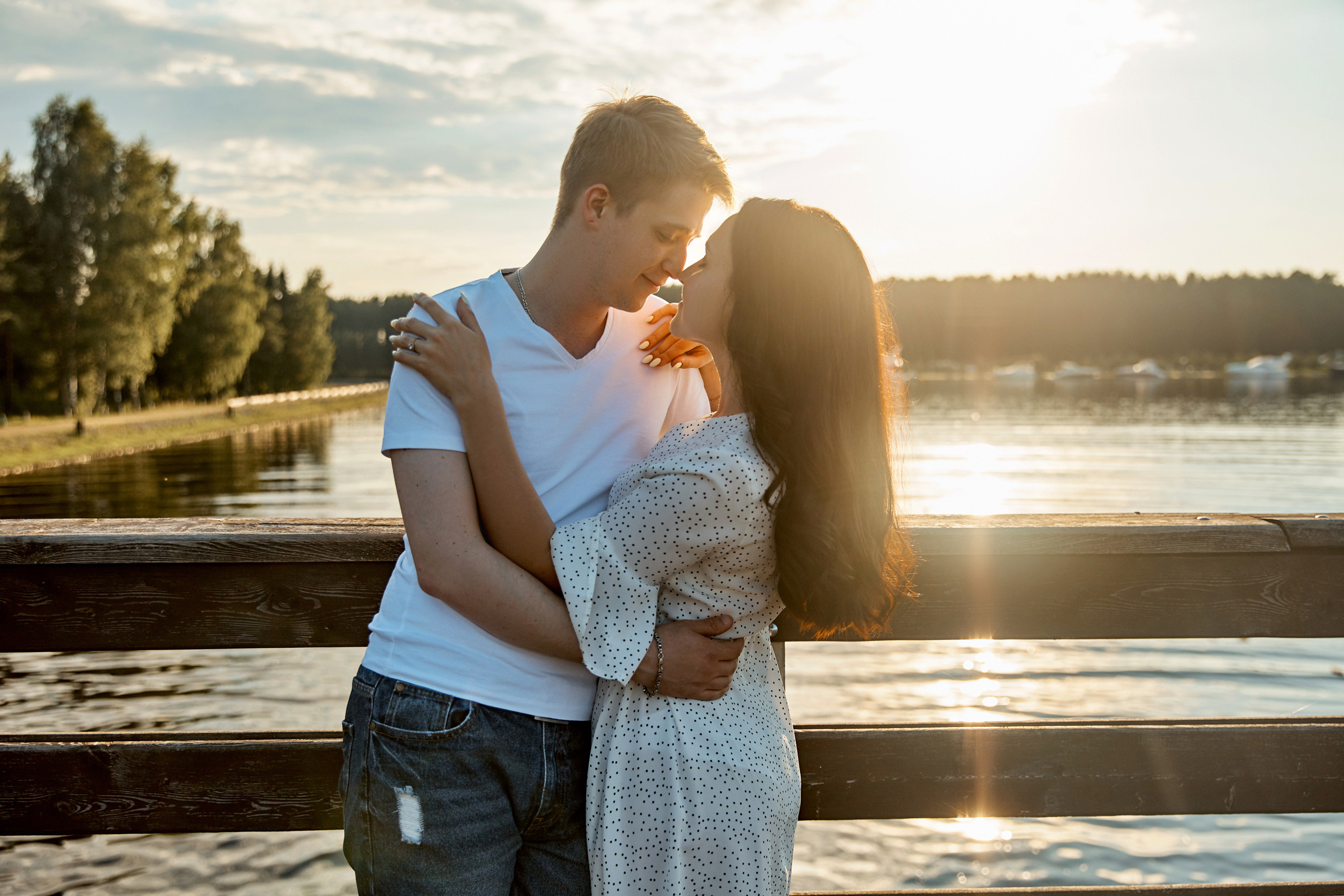 Нежность на закате. Свадебный и семейный фотограф в Ярославле и Рыбинске Вячеслав Барышков