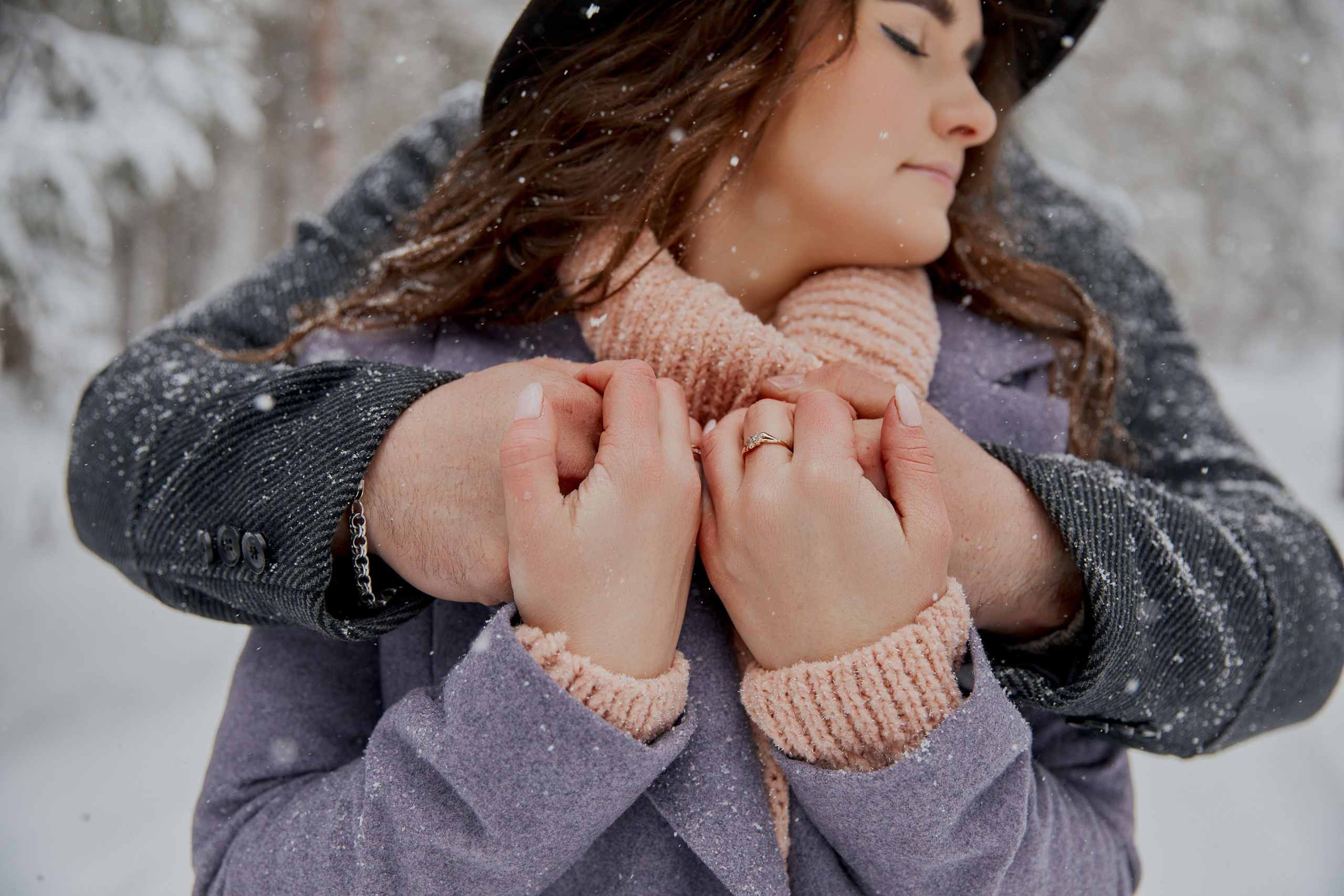 Снег, любовь и бенгальские огни. Свадебный и семейный фотограф в Ярославле и Рыбинске Вячеслав Барышков