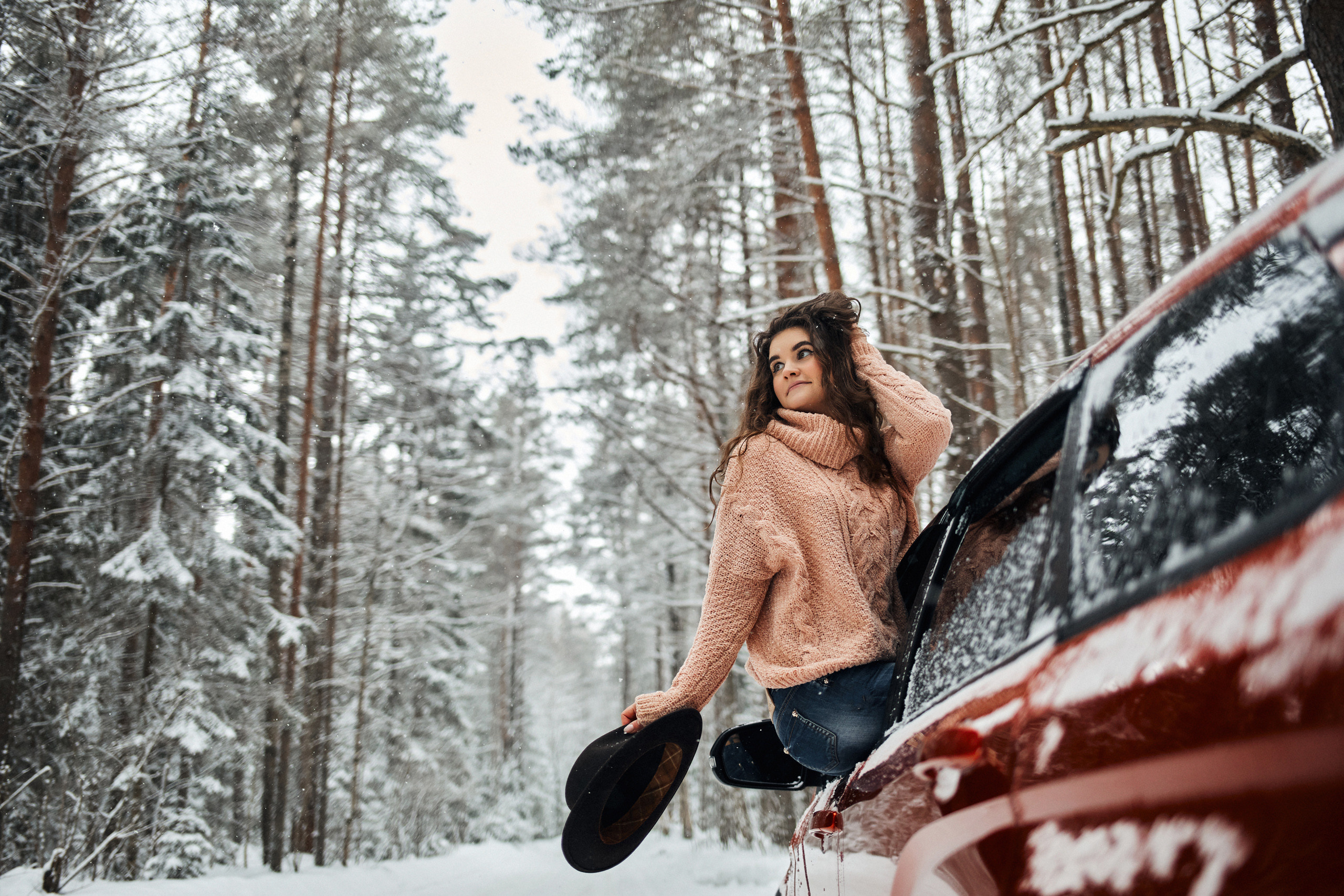 Снег, любовь и бенгальские огни. Свадебный и семейный фотограф в Ярославле и Рыбинске Вячеслав Барышков