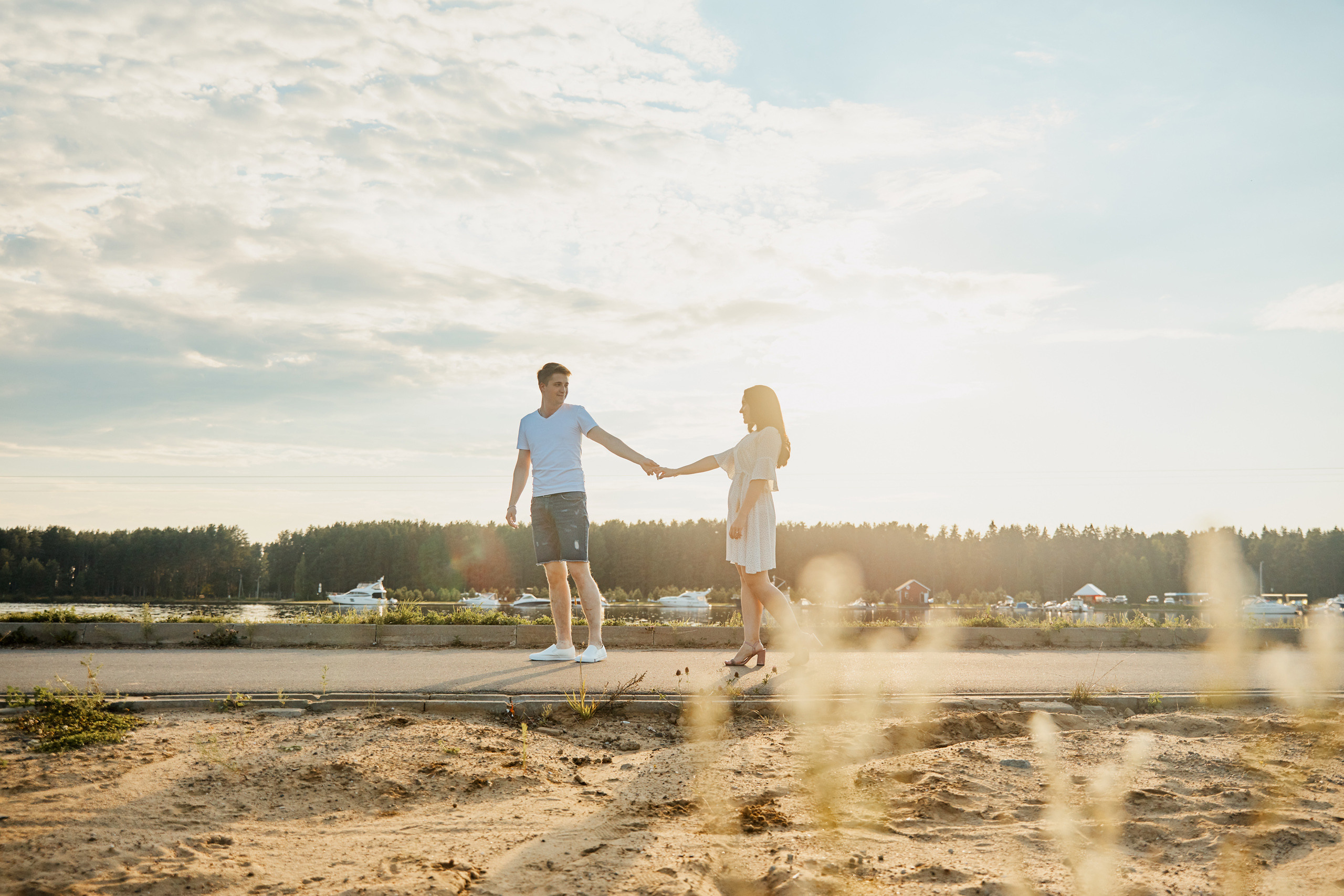 Нежность на закате. Свадебный и семейный фотограф в Ярославле и Рыбинске Вячеслав Барышков