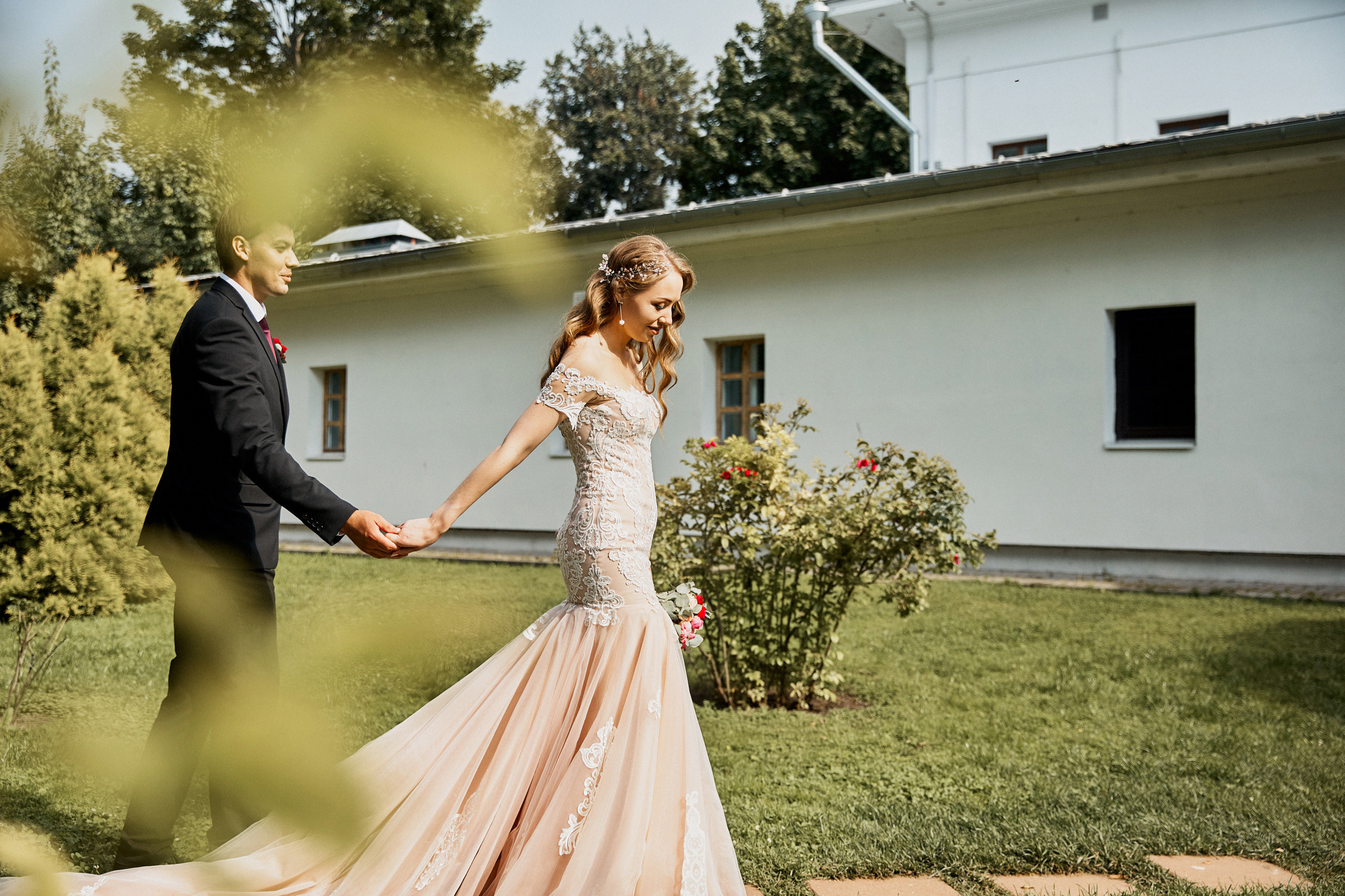 Солнечная свадьба в Губернаторском парке в Ярославле. Свадебный и семейный фотограф в Ярославле и Рыбинске Вячеслав Барышков