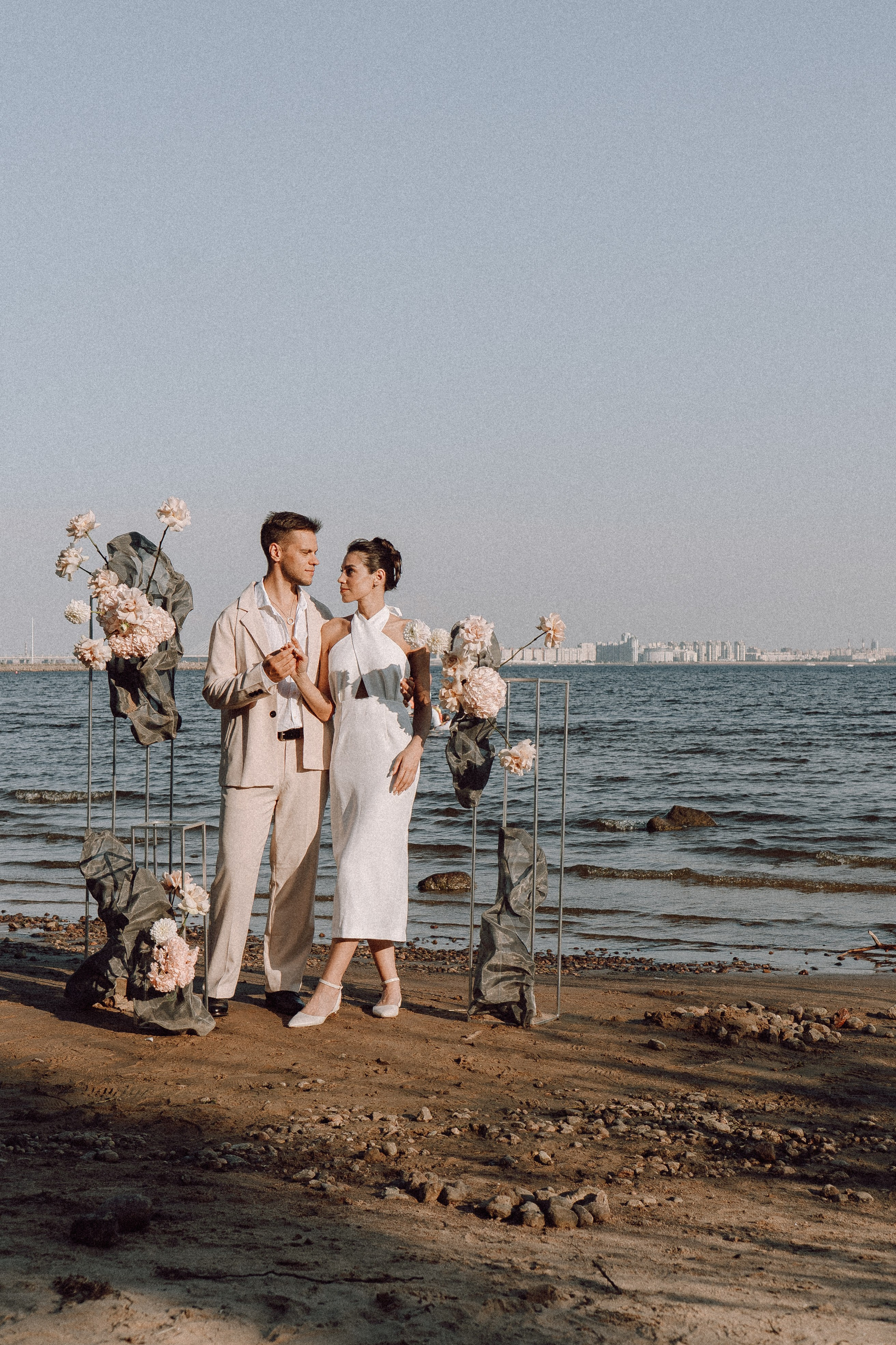 СВАДЕБНАЯ ФОТОСЕССИЯ ВЫЕЗДНОЙ ЦЕРЕМОНИИ (ФИНСКИЙ ЗАЛИВ). Профессиональный фотограф, Санкт-Петербург — Виктория Богомолова