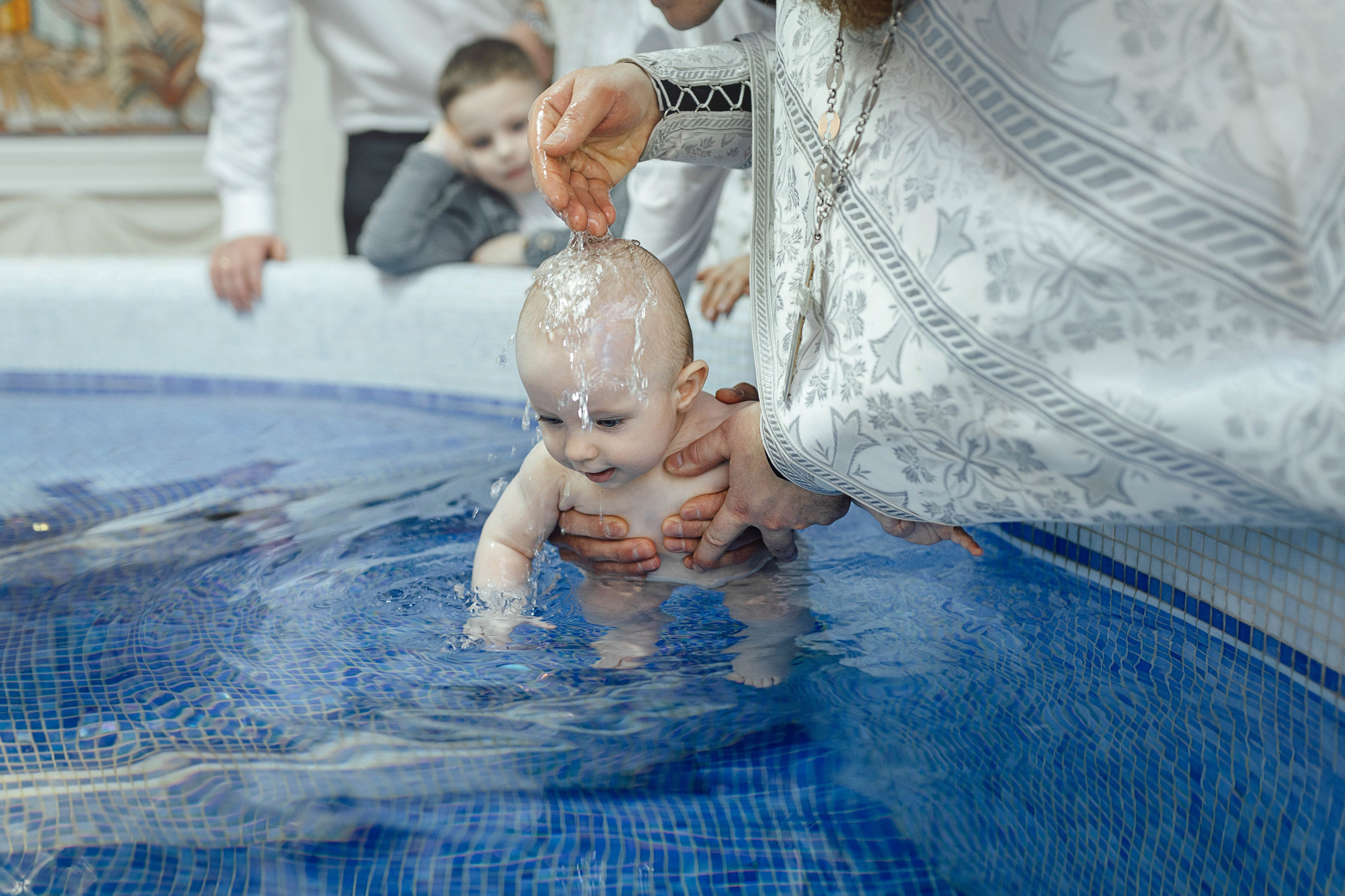 Крещение Матвея, храм Святой Троицы, декабрь 2025