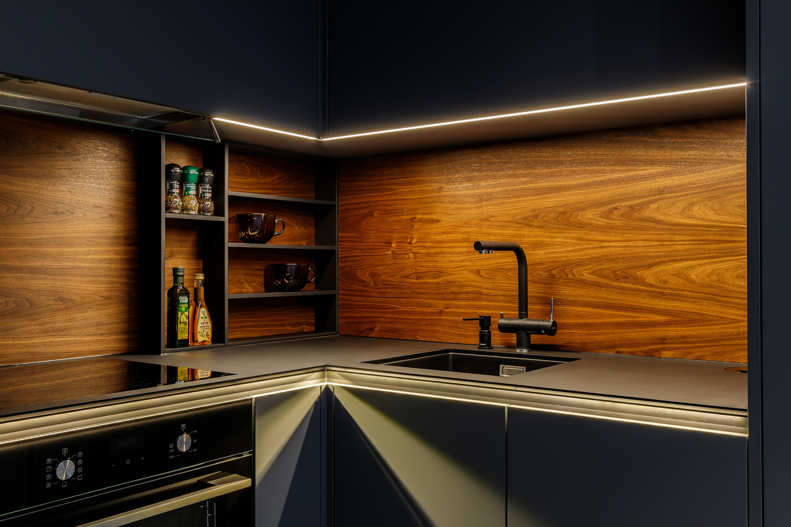 Bunulu.pro. Кухня #3 (с наполнением). Интерьерный фотограф в Краснодарском крае Светлана Шурлова