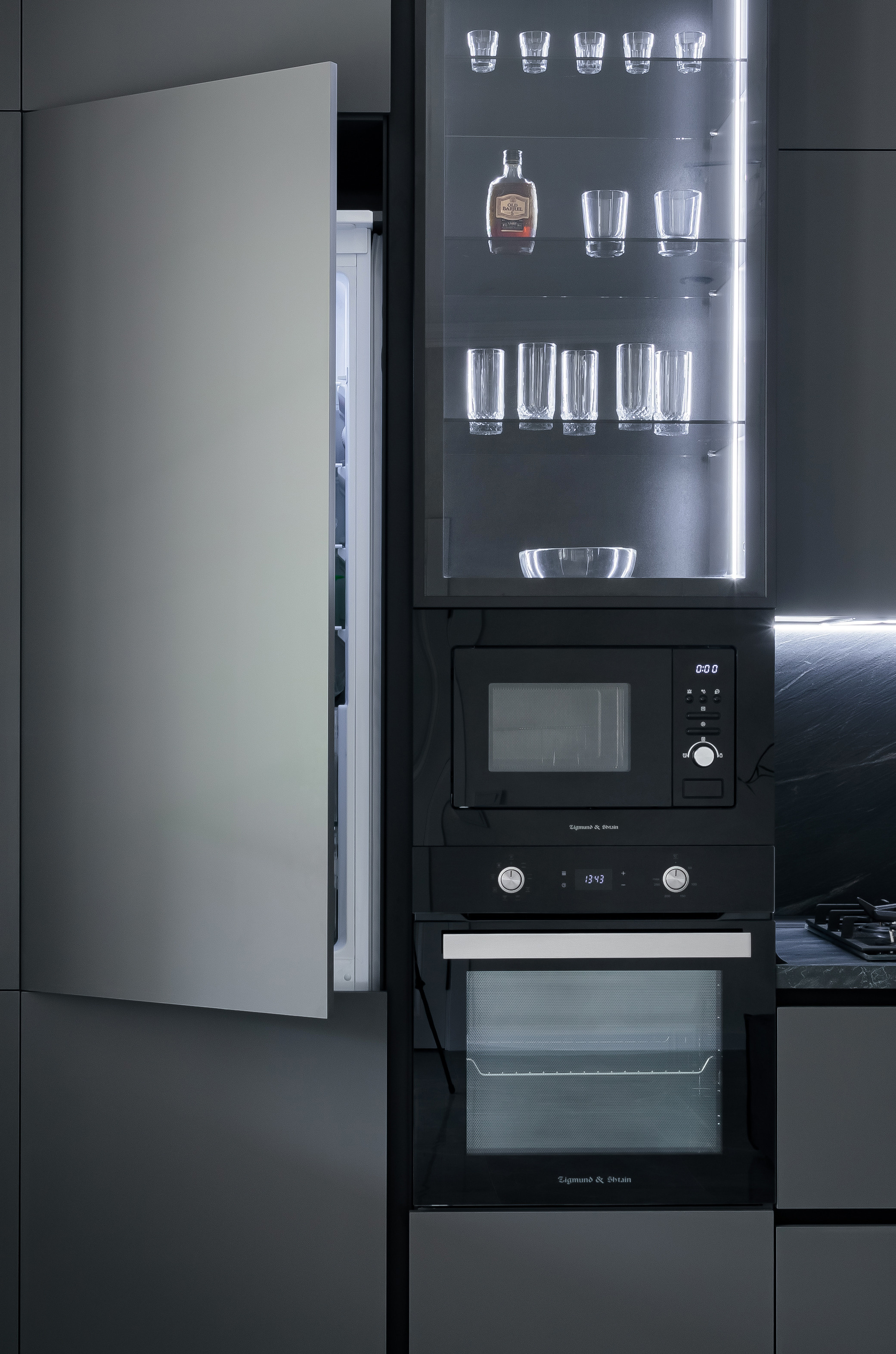 Эко Мебель. Темная кухня в ст. Елизаветинской. Интерьерный фотограф в Краснодарском крае Светлана Шурлова