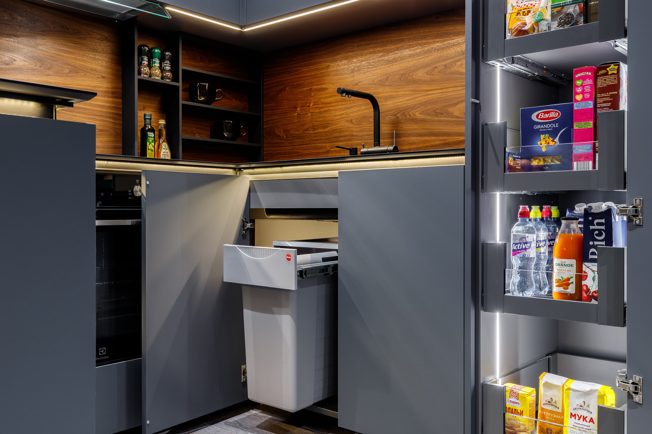 Bunulu.pro. Кухня #3 (с наполнением). Интерьерный фотограф в Краснодарском крае Светлана Шурлова